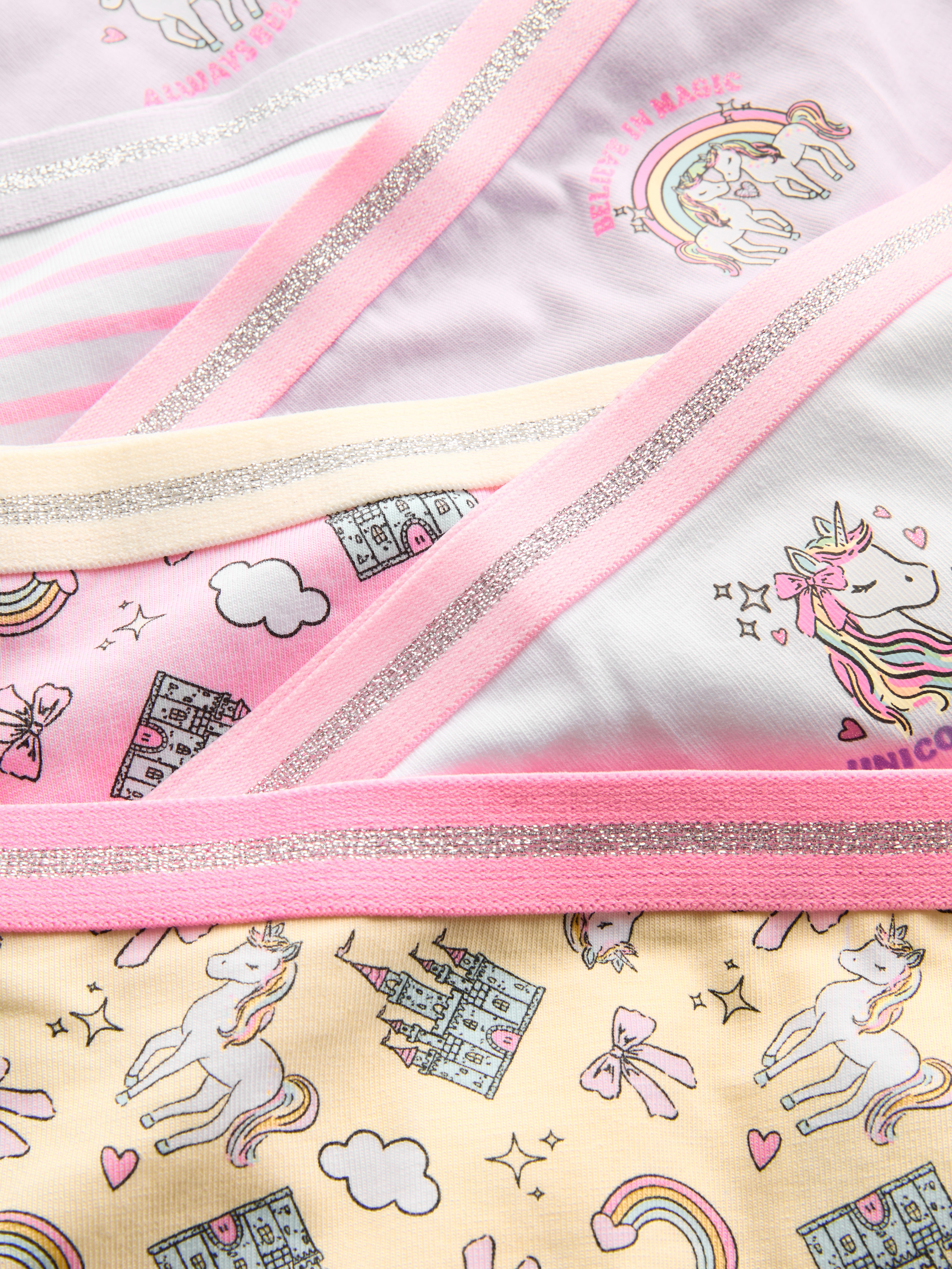 Slips mit Einhorn-Prints, 6er-Pack