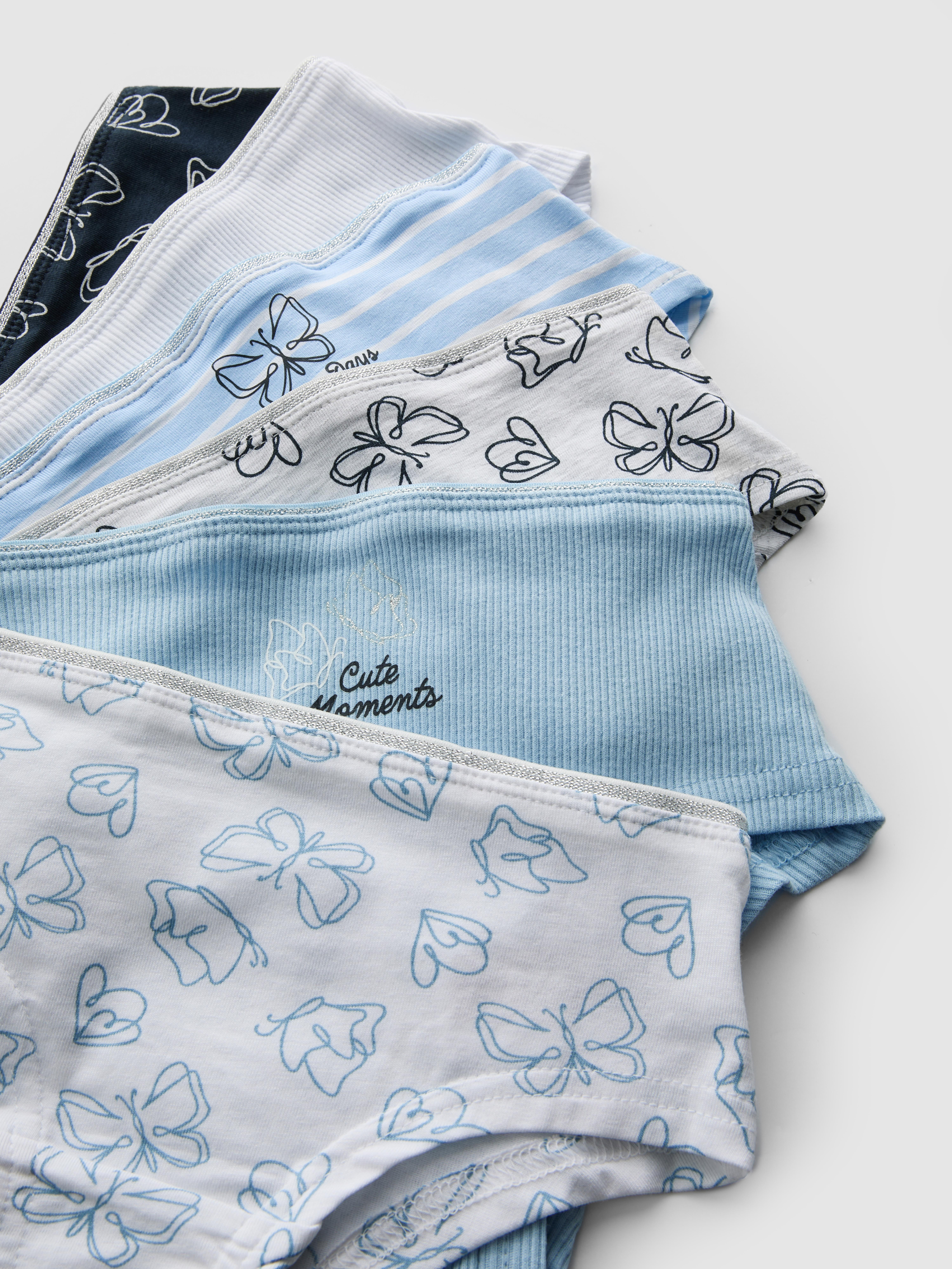 2-15yrs | 6pk Butterfly Graphic Hipster Briefs