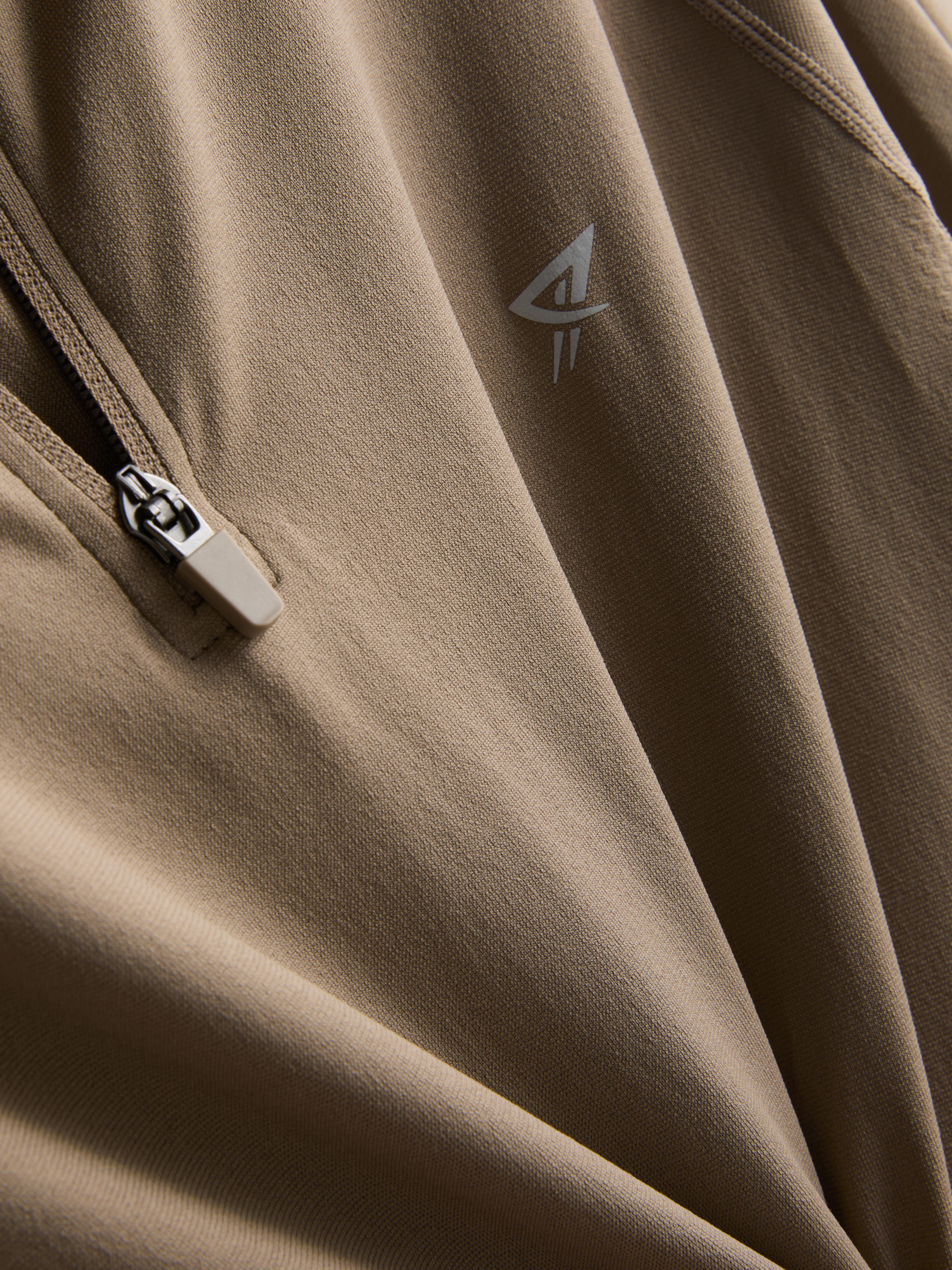 Men's Stone Performance Quarter Zip Top