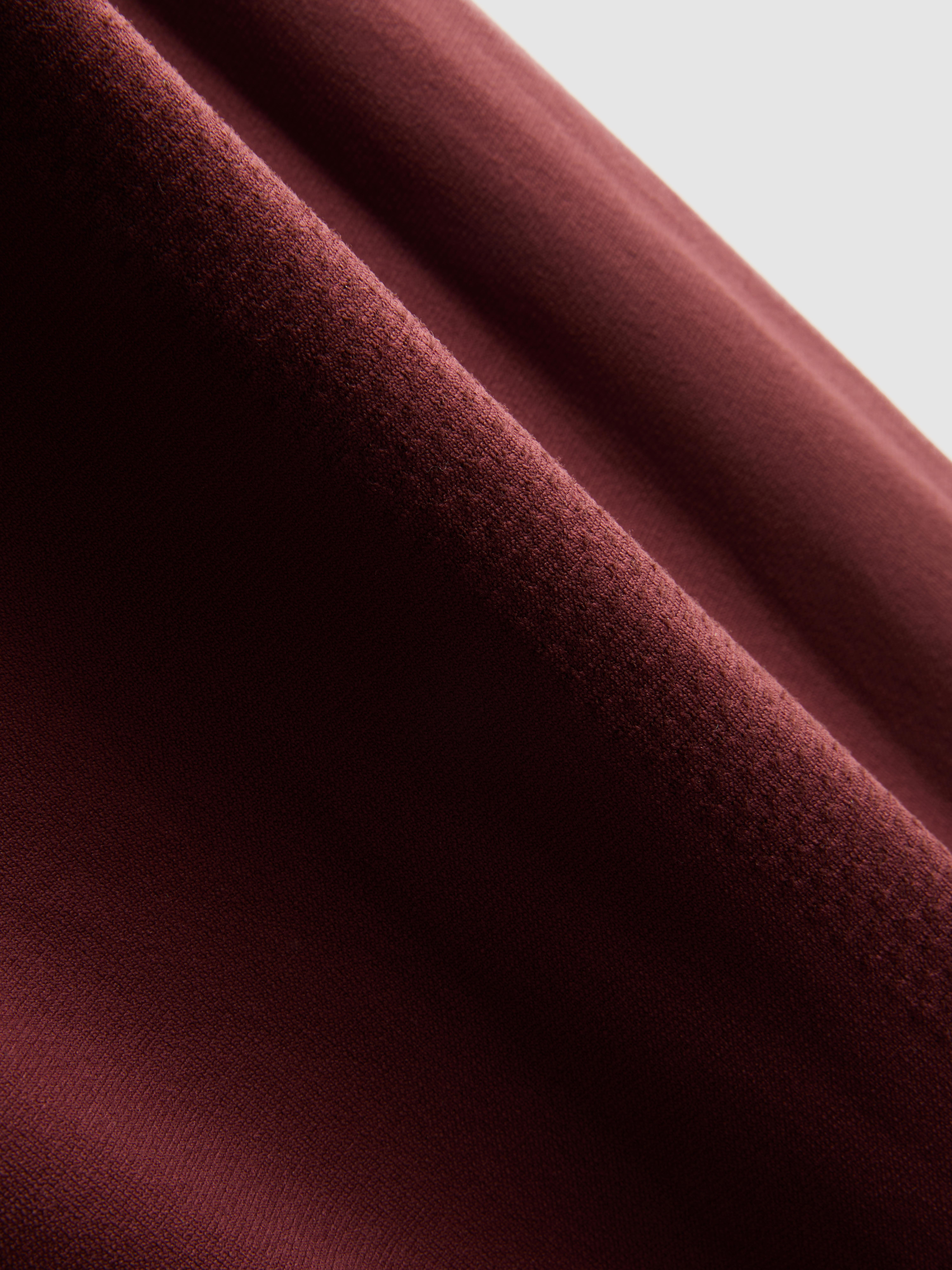 Men's Burnt Orange Performance Quarter Zip Top