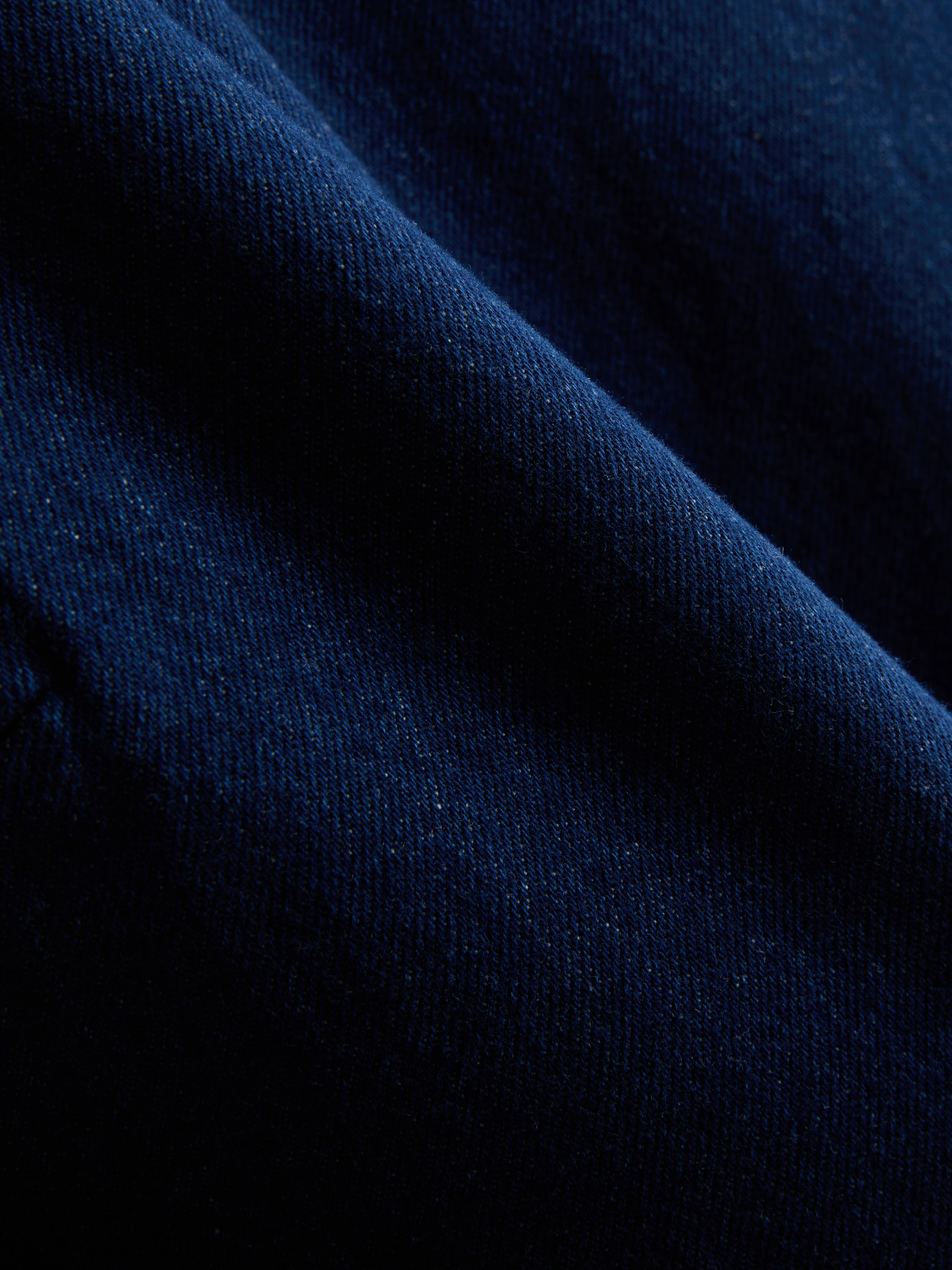 Cropped Denim Shift Top