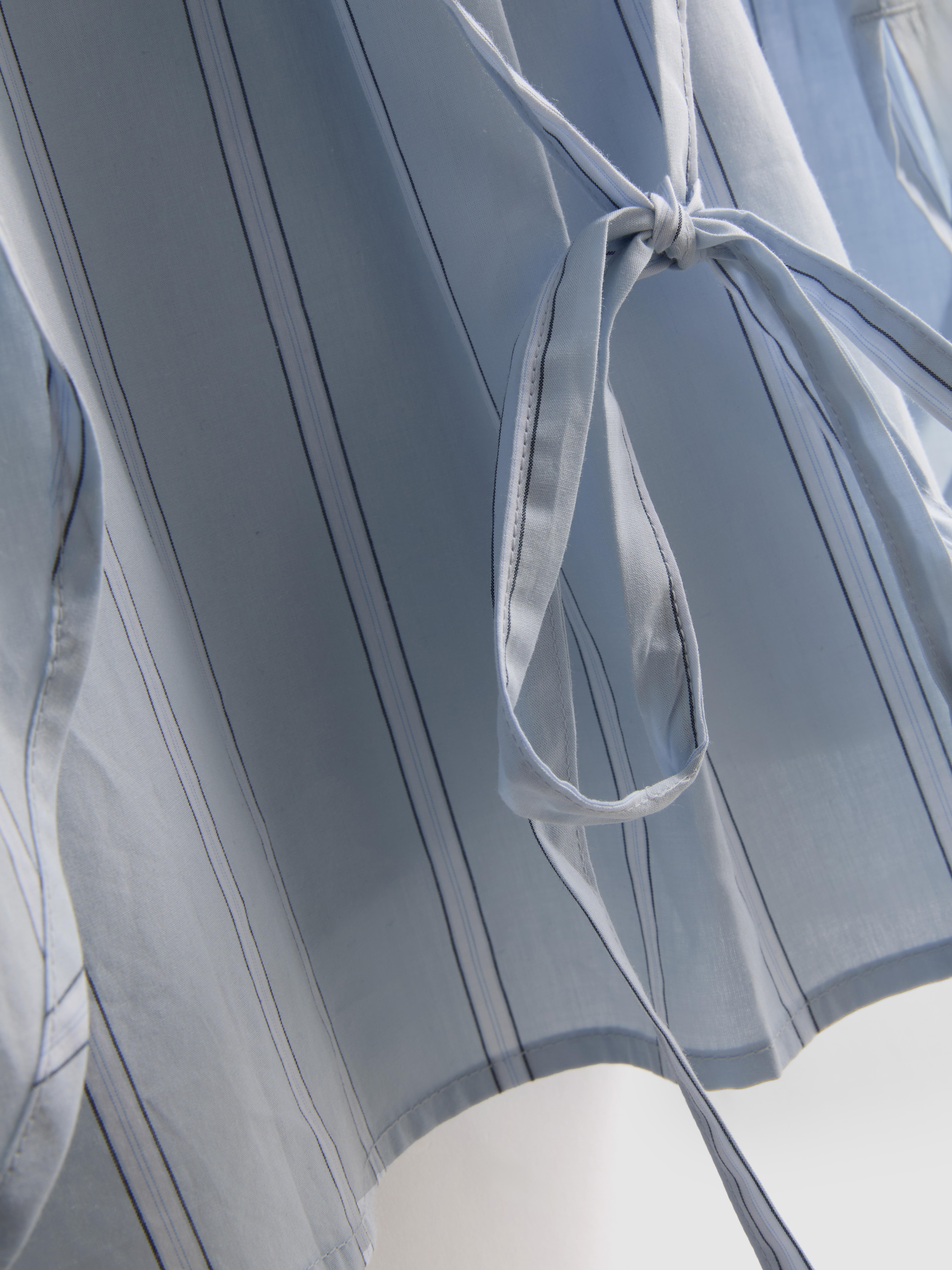 By Coleen Tie Detail Cotton Poplin Shirt