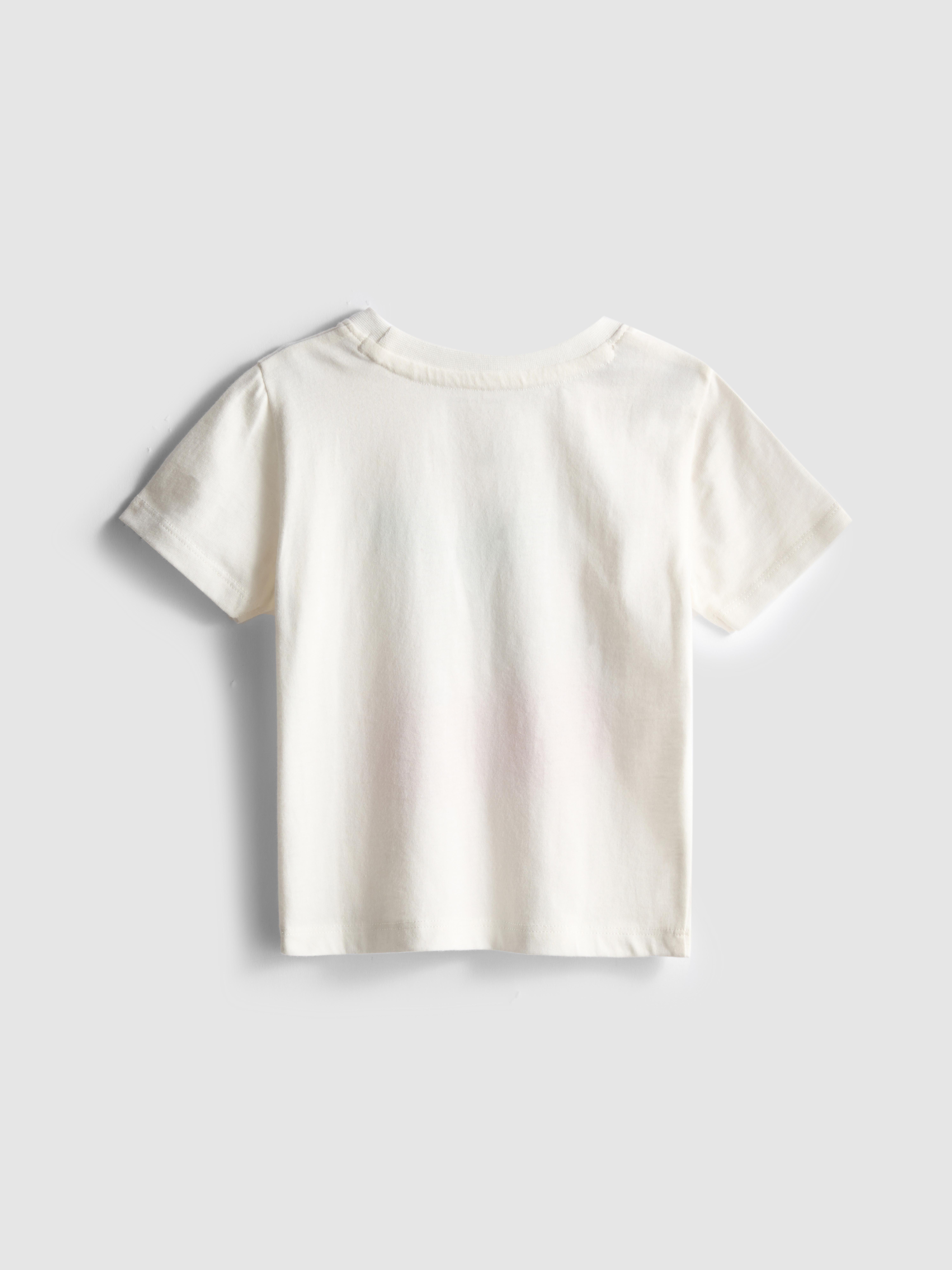 Baby Girls Ivory 0-36mths | Graphic T-Shirt