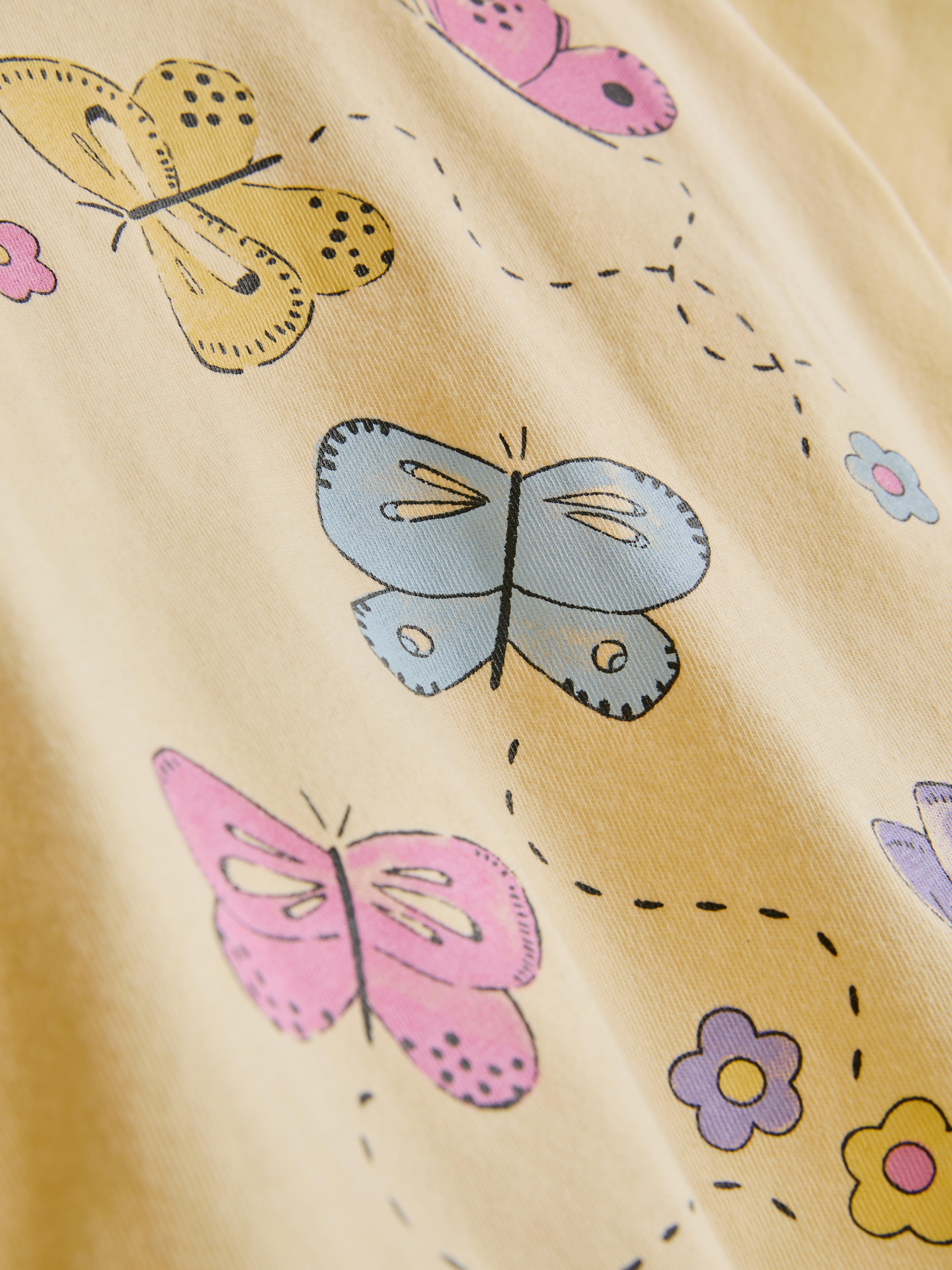 Baby Girls Light Yellow 0-36mths | Graphic T-Shirt