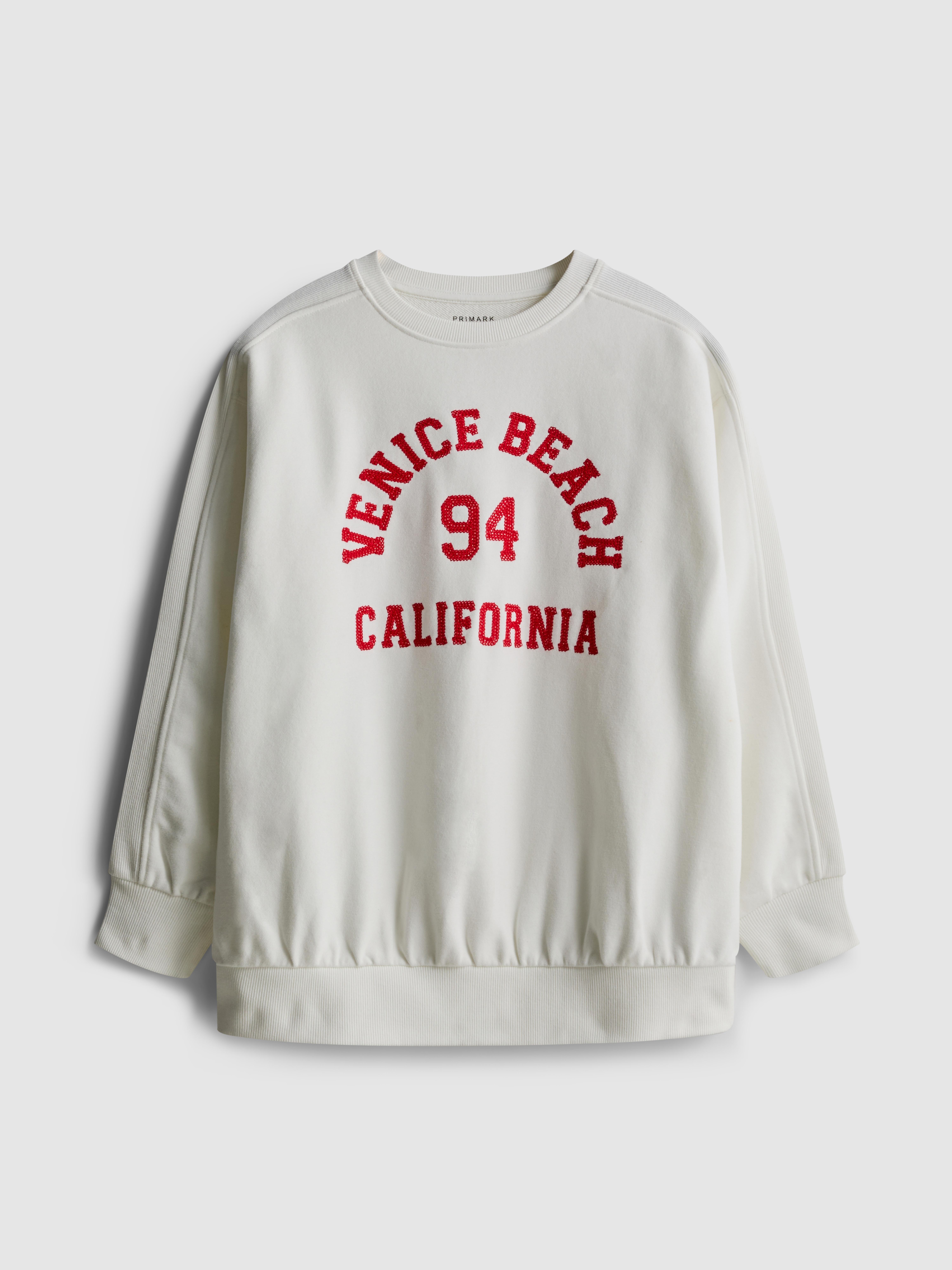 Girls Ivory 7-15yrs | Venice City Graphic Sweatshirt