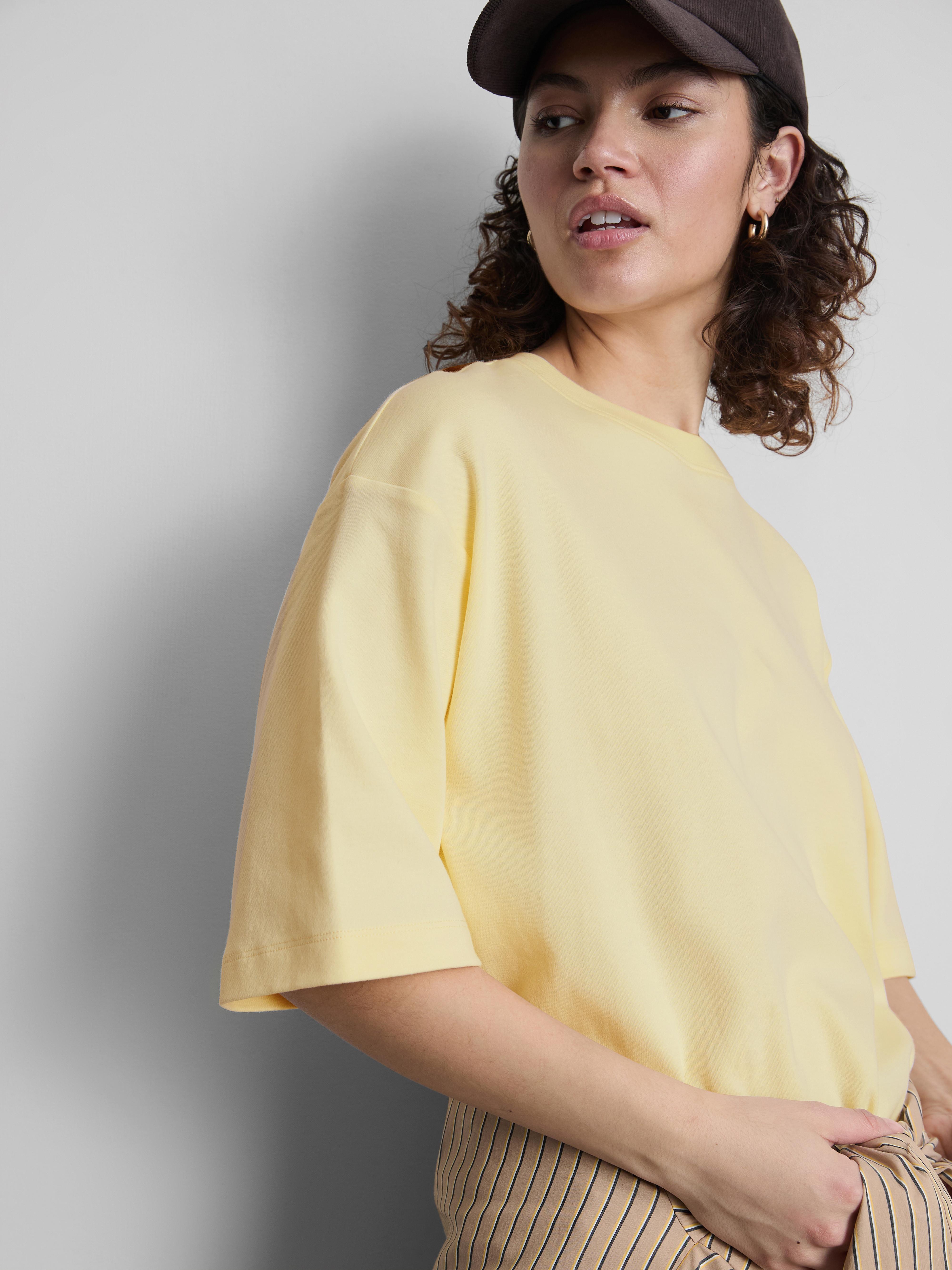 Maglietta oversize in cotone basic
