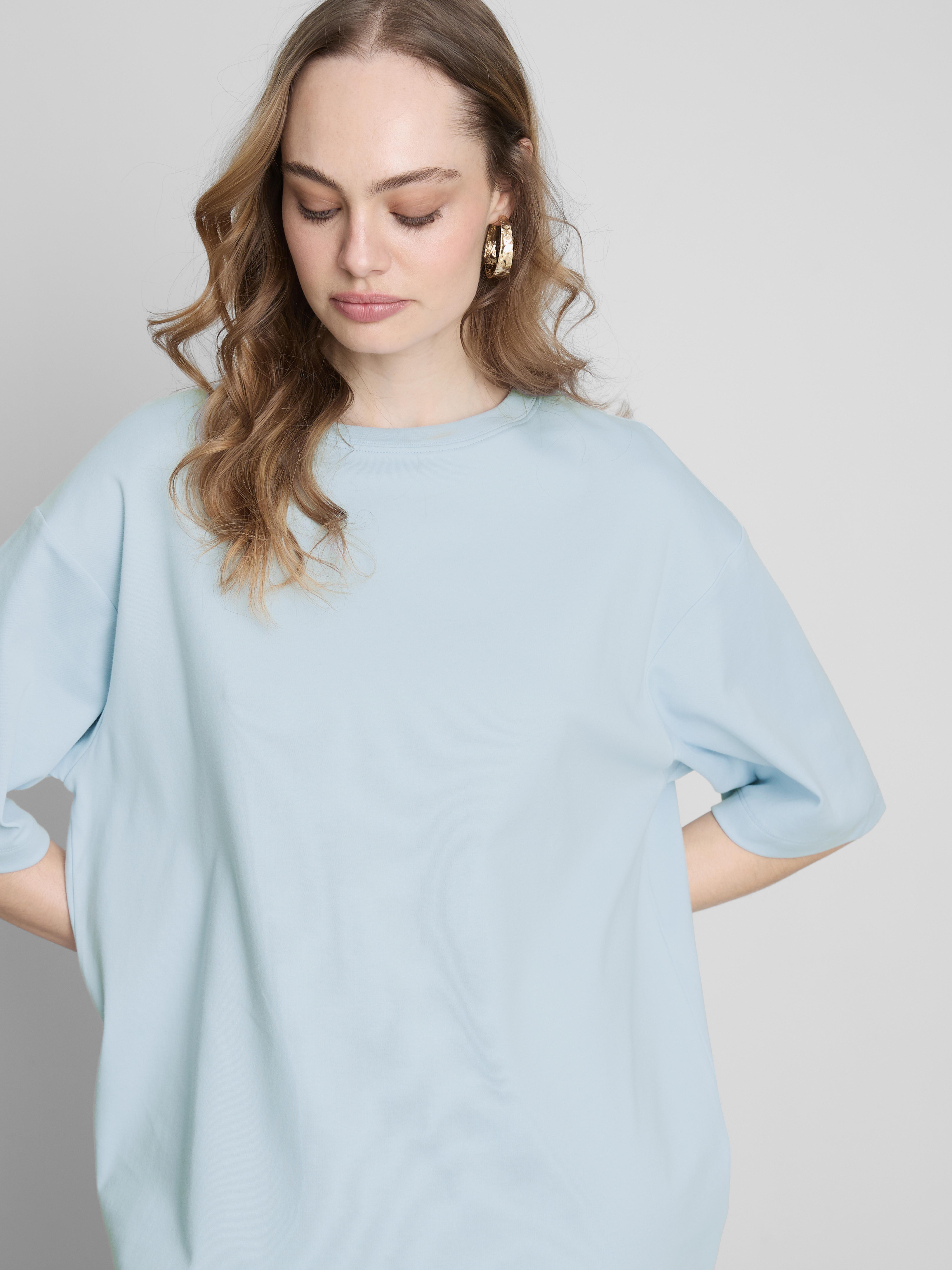 Tricou de bază supradimensionat din bumbac
