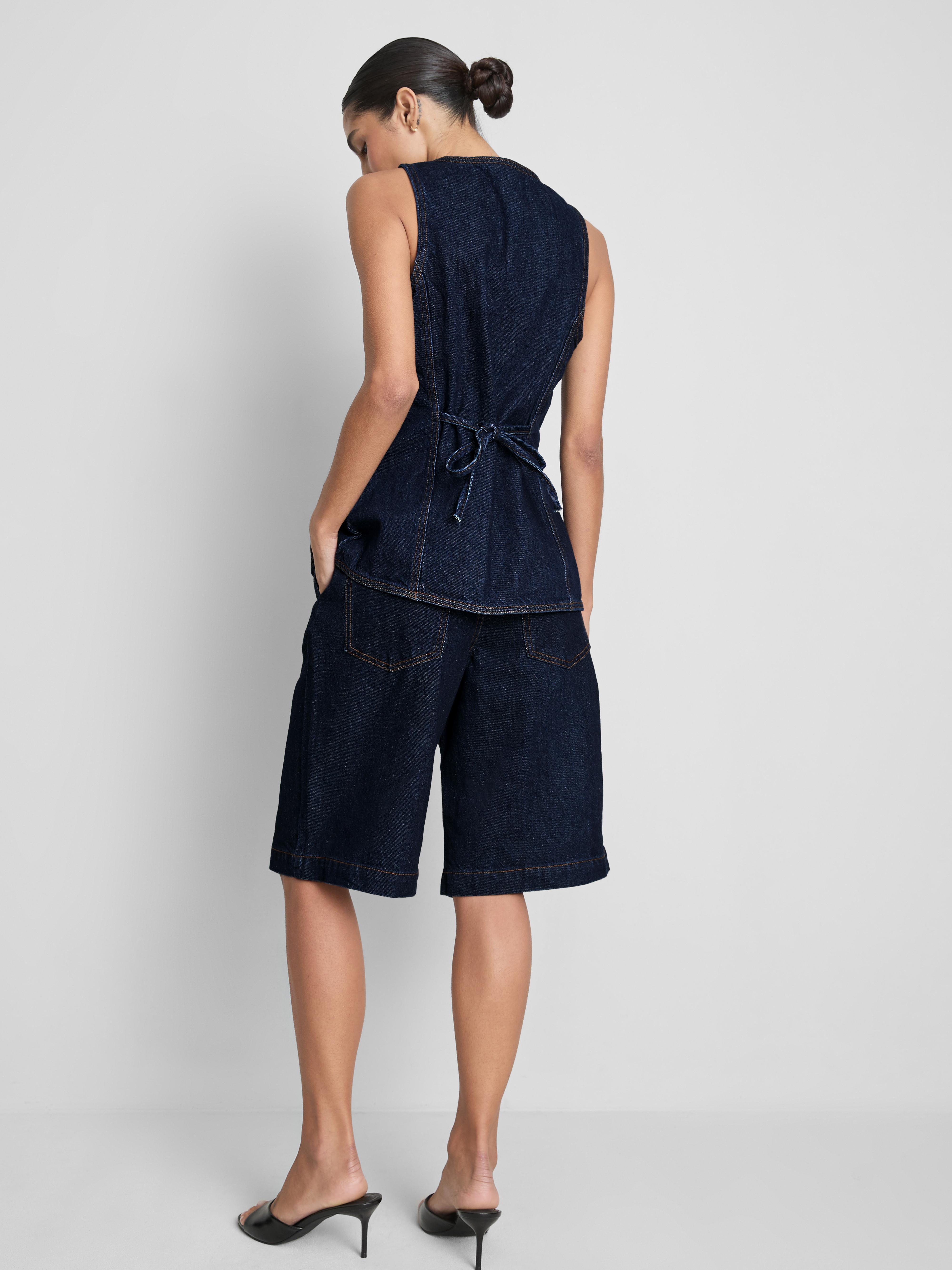 Womens Indigo By Coleen Denim Waistcoat | Primark
