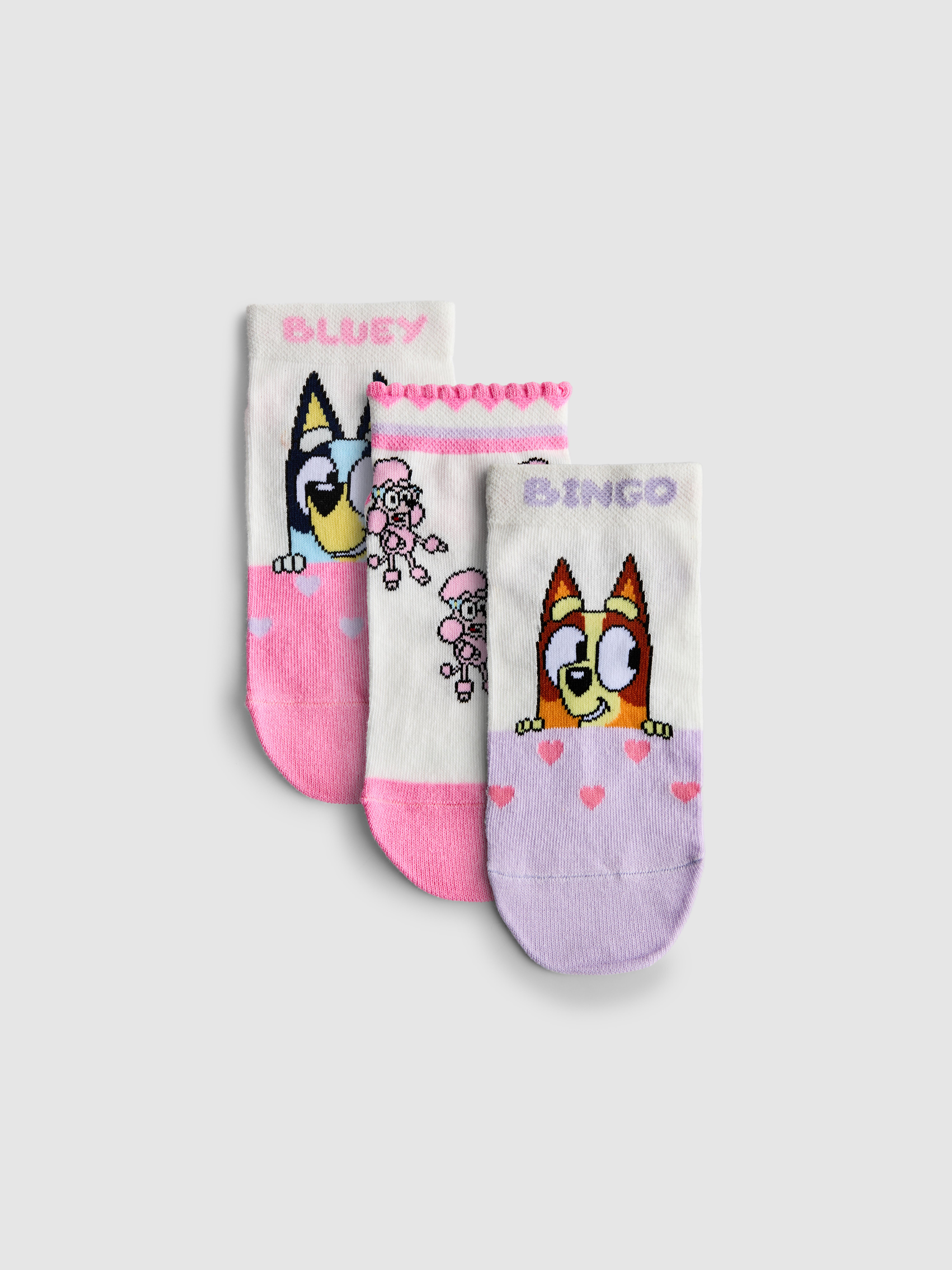 3-Pack Bluey Sneaker Socks