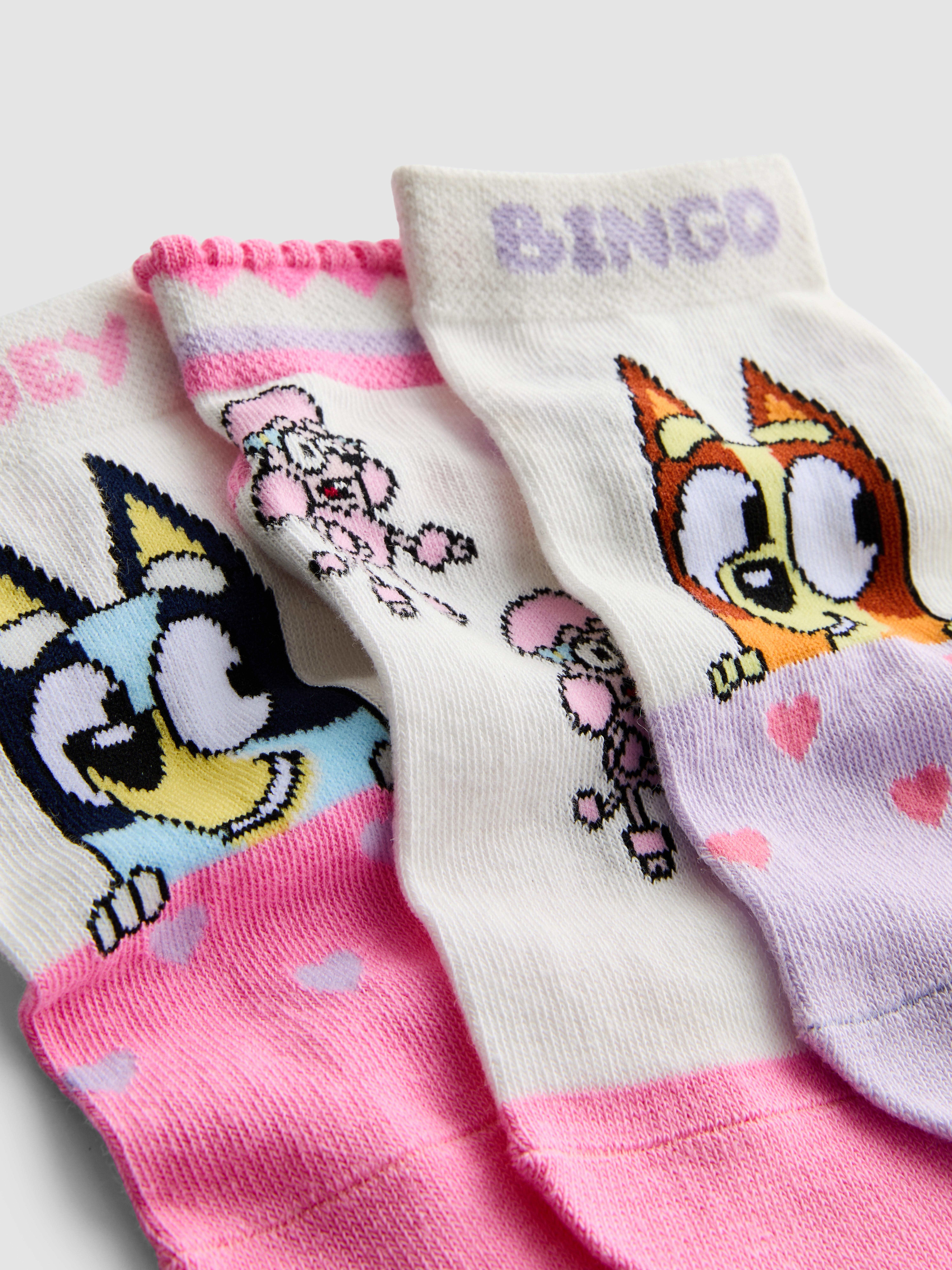 3-Pack Bluey Sneaker Socks
