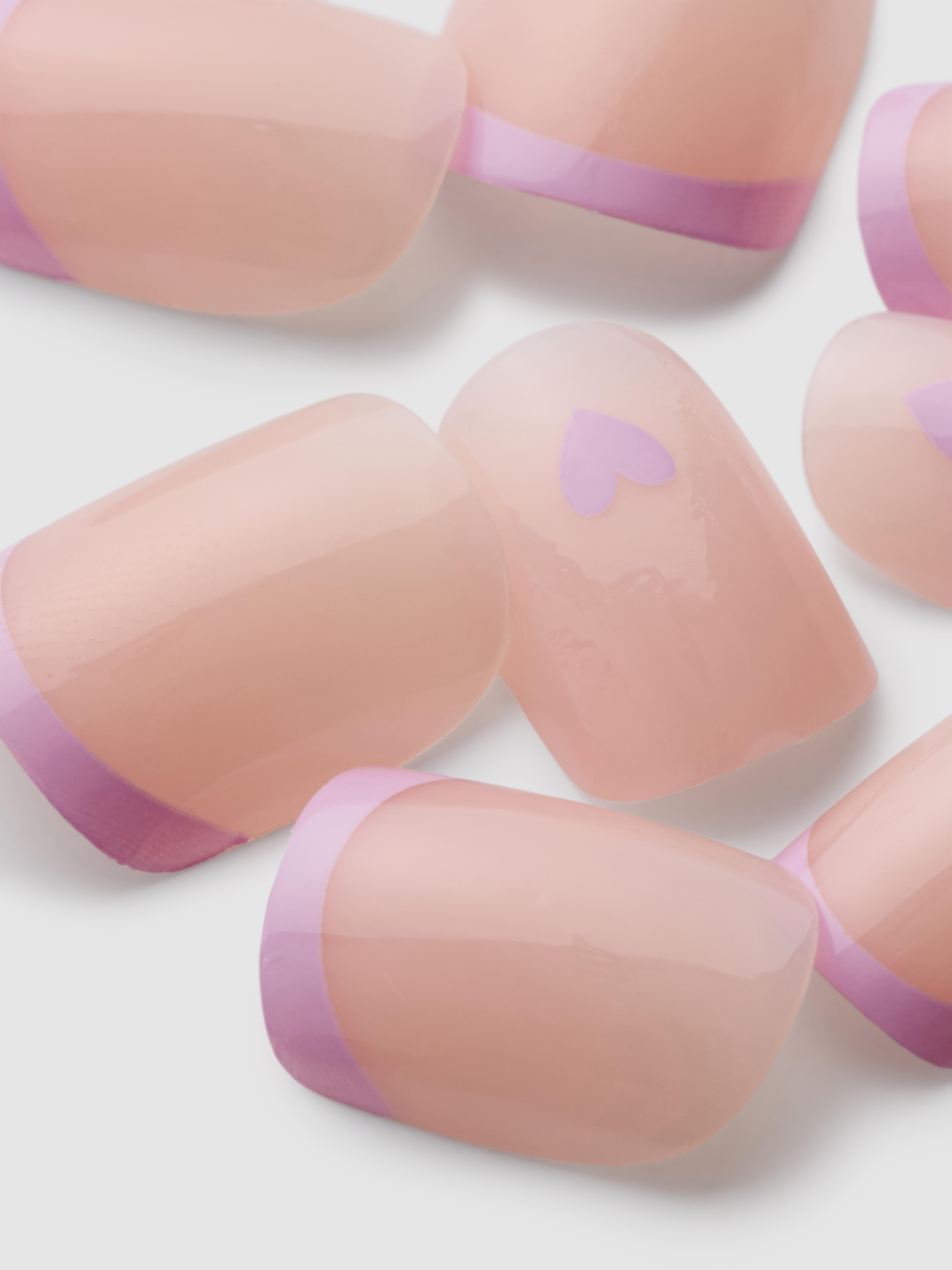 Faux ongles brillants carrés PS...