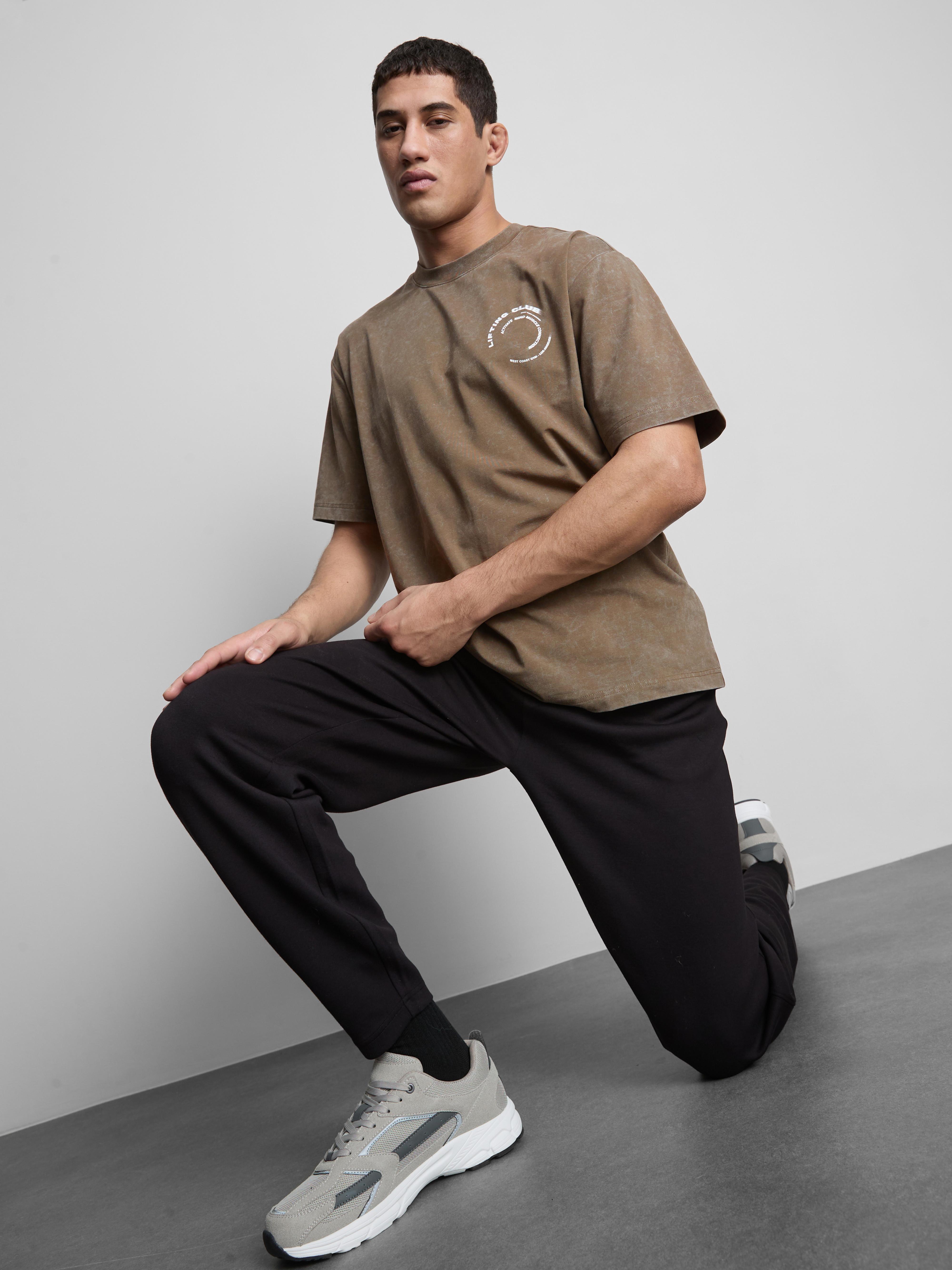 Active Short Sleeved Washed T-Shirt