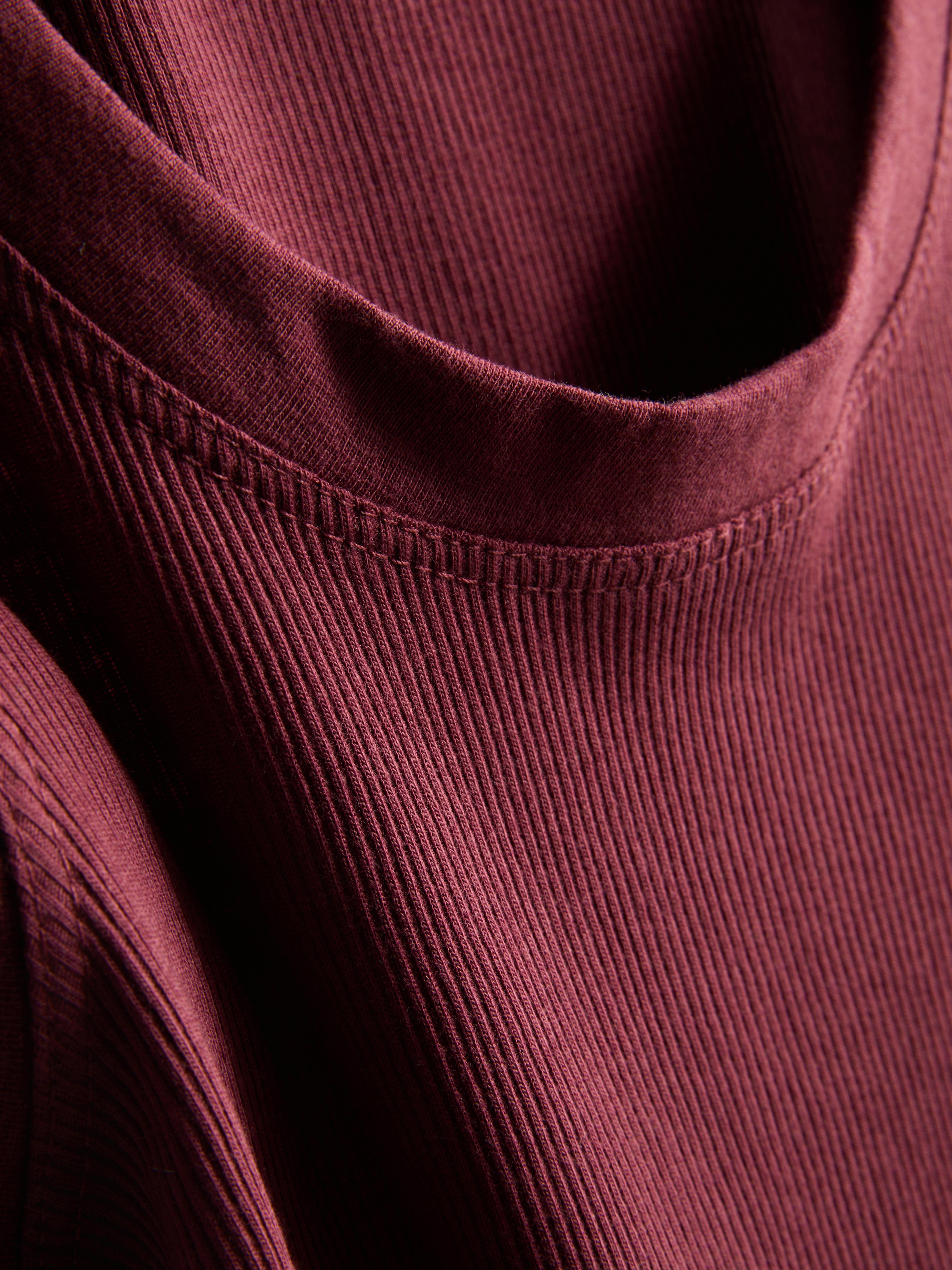 Ribbed Scoop Neck Tank Top