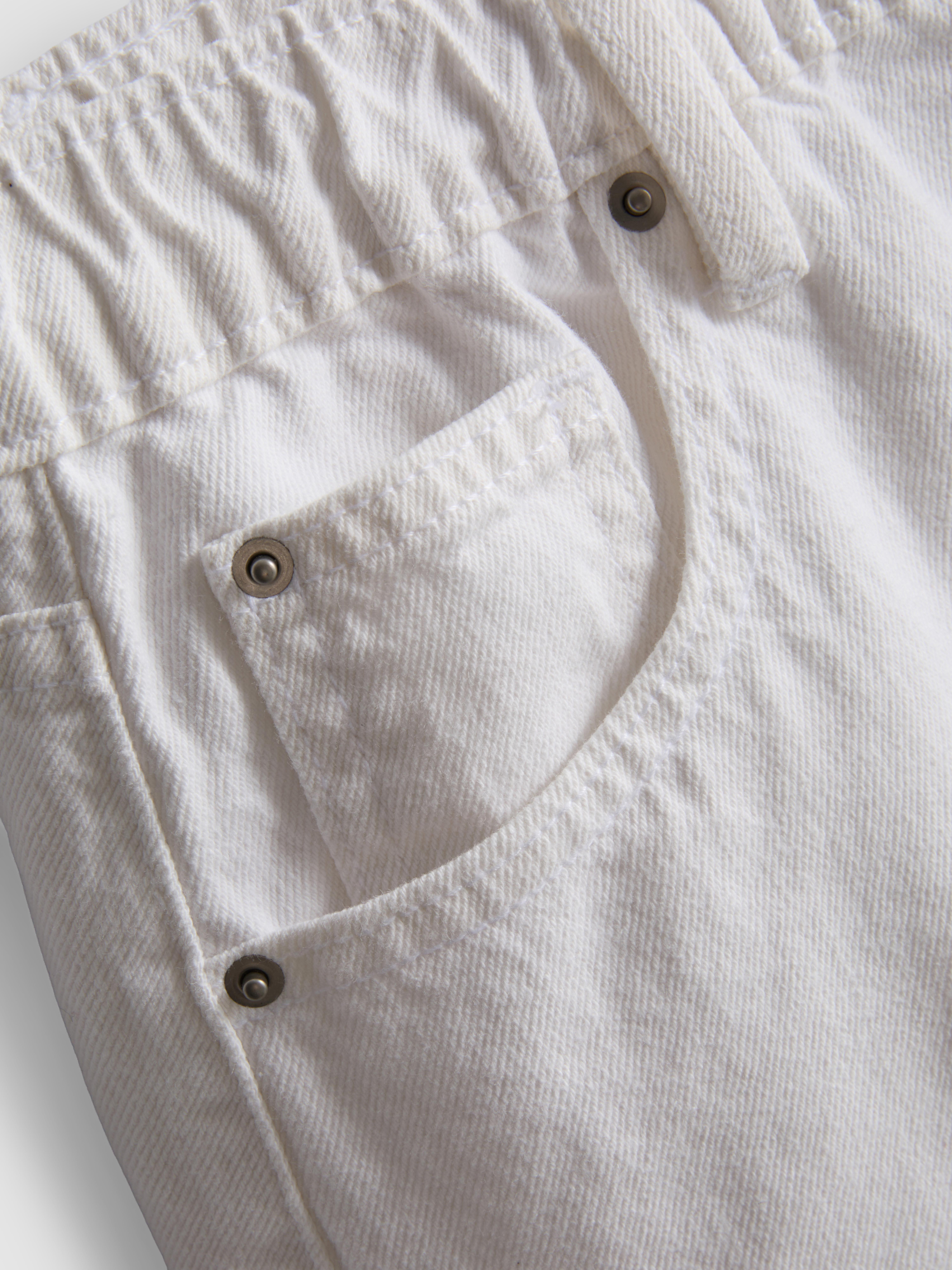 Pantalones cortos vaqueros de algodón evasé