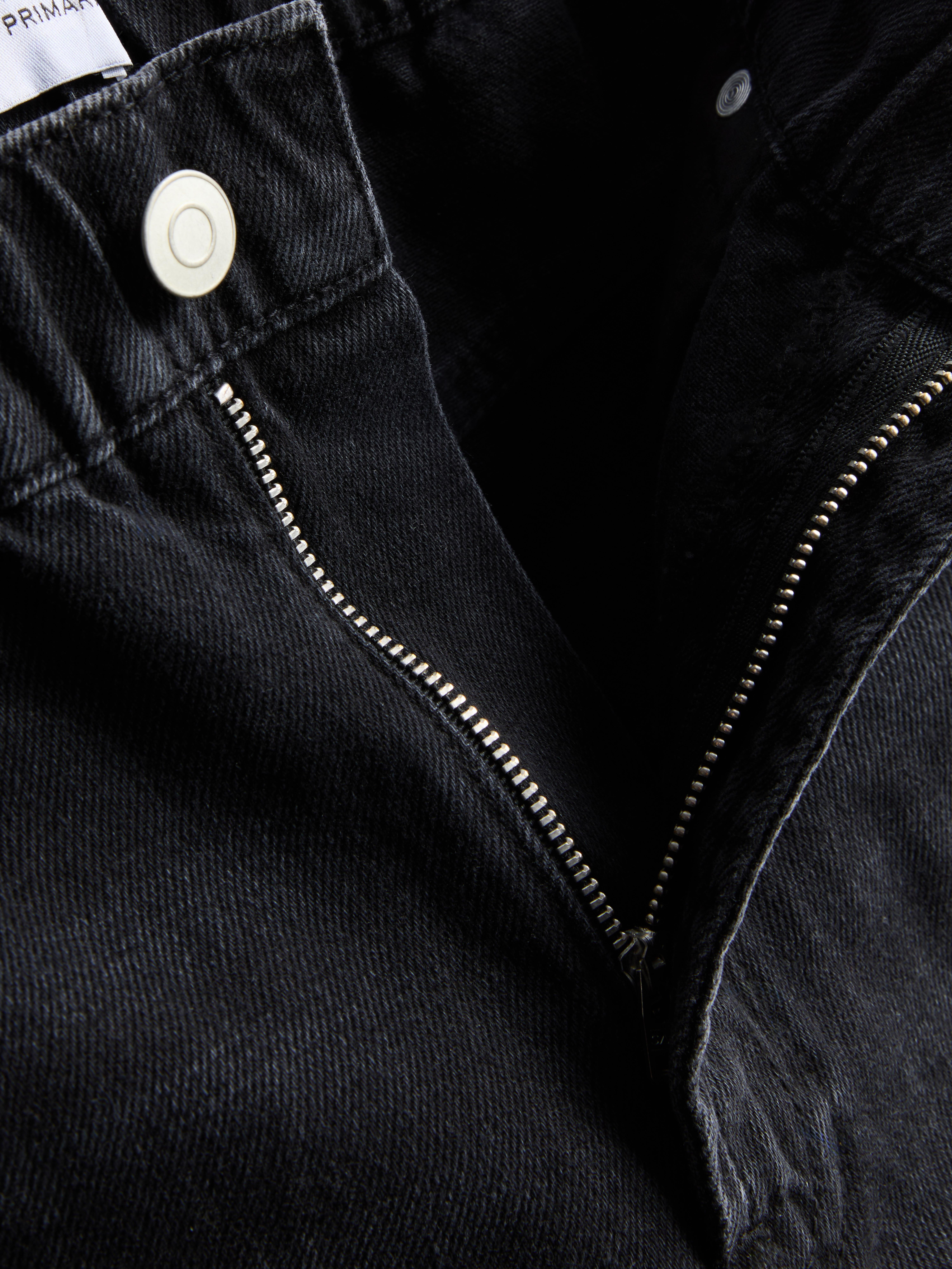 Bawełniane trapezowe szorty jeansowe