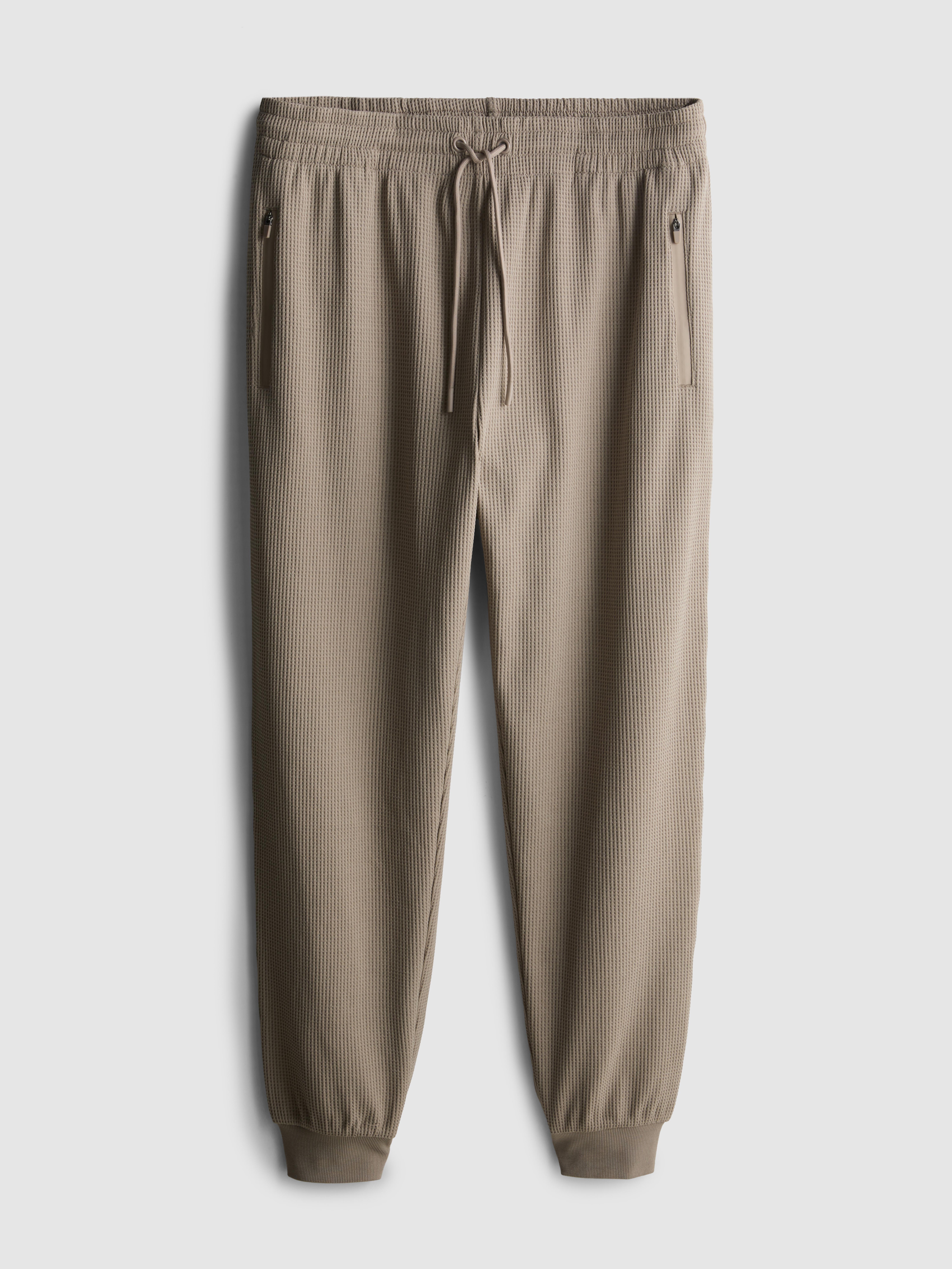 Active Waffle-Textured Cuffed Joggers