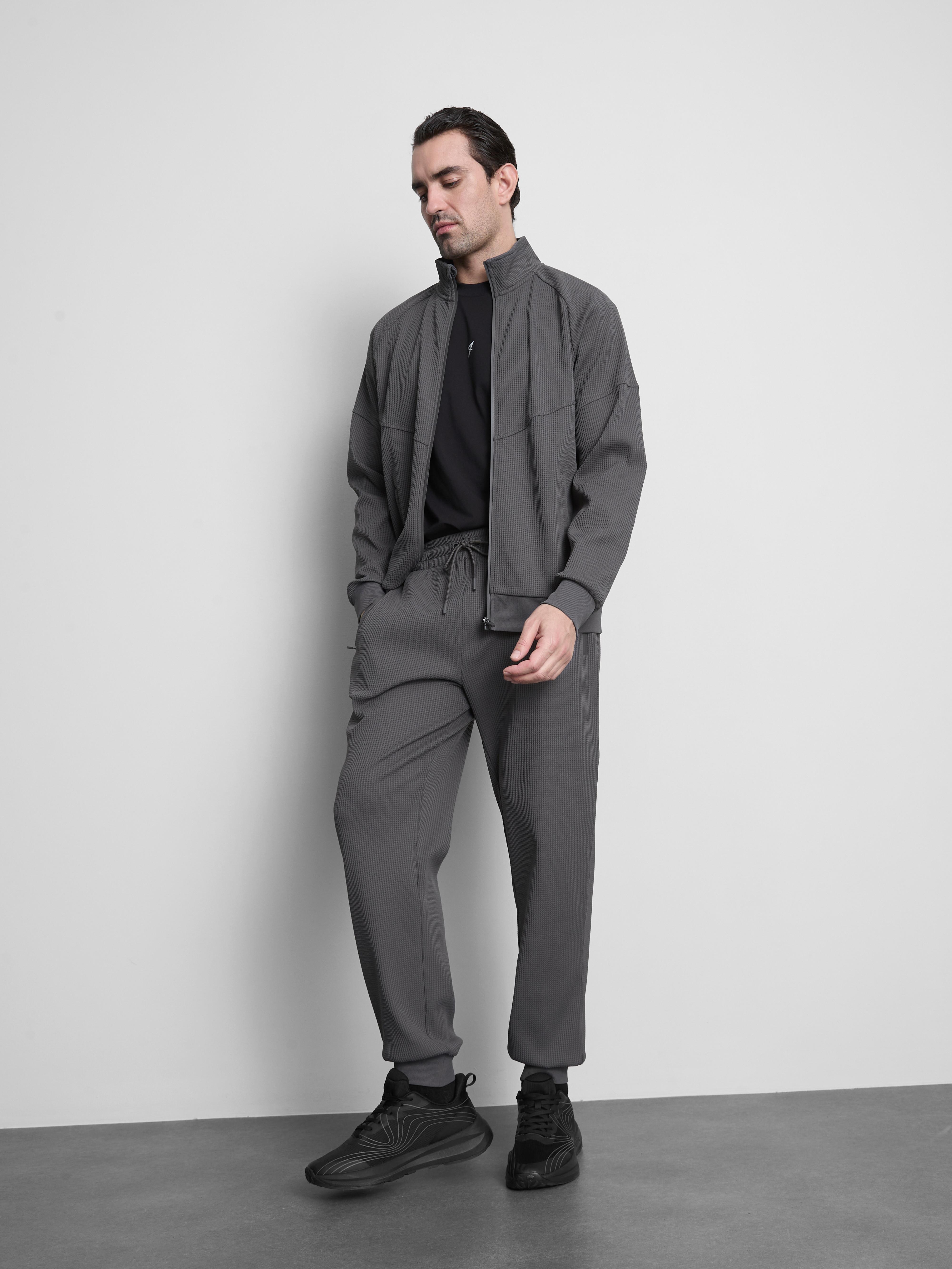 Active Waffle Textured Cuffed Joggers