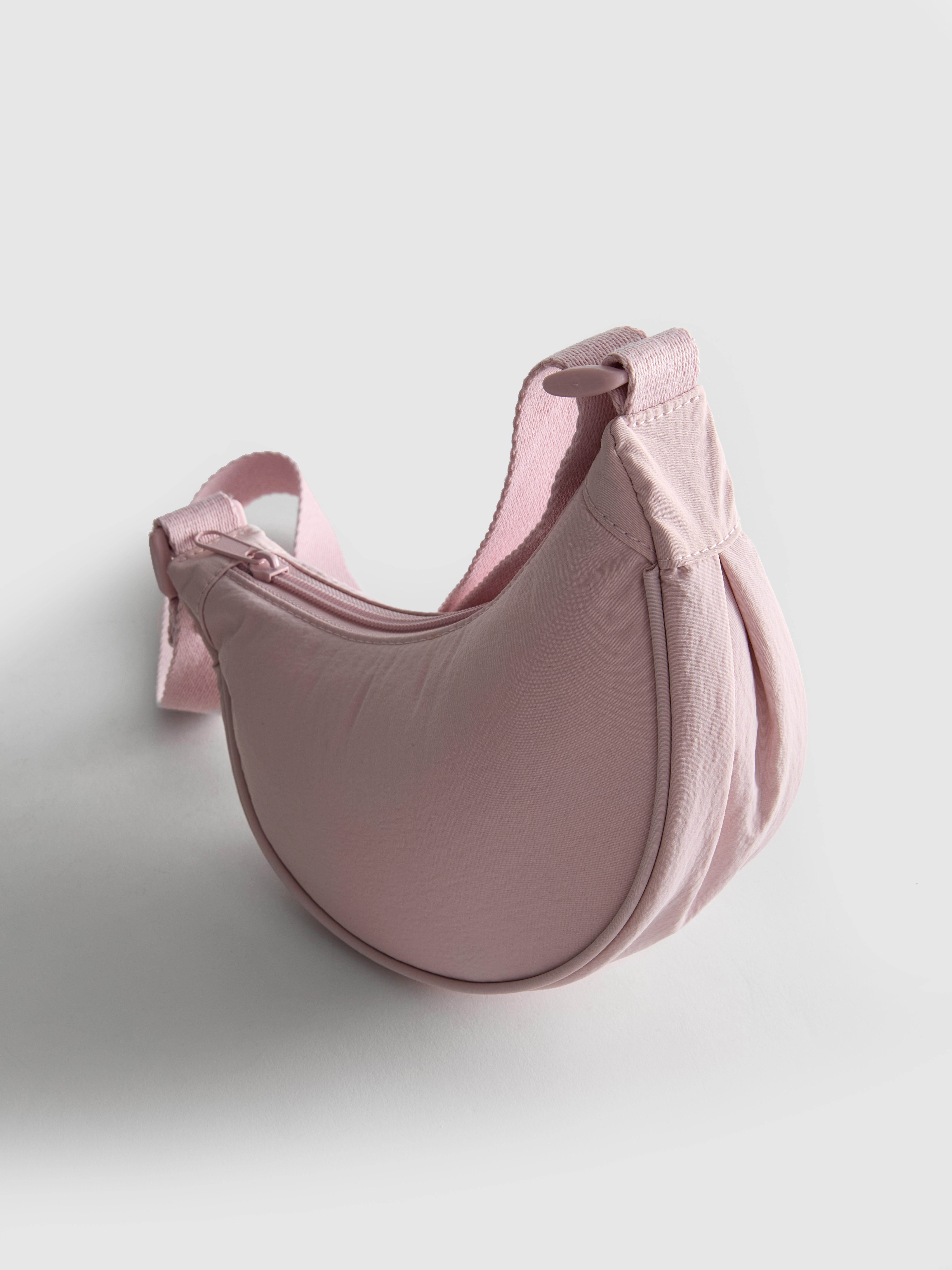 Girls Pink Saddle Crossbody Bag