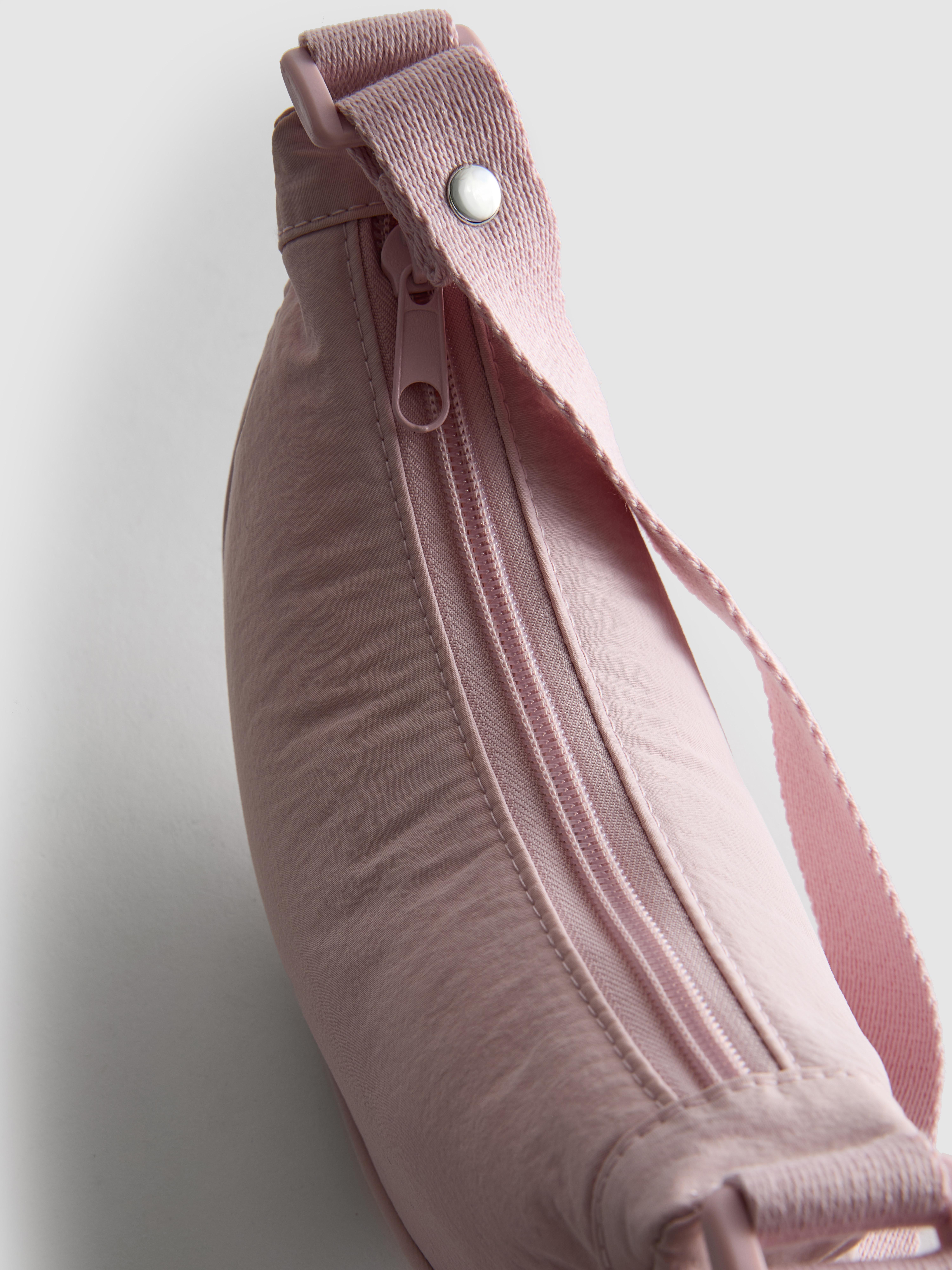 Girls Pink Saddle Crossbody Bag