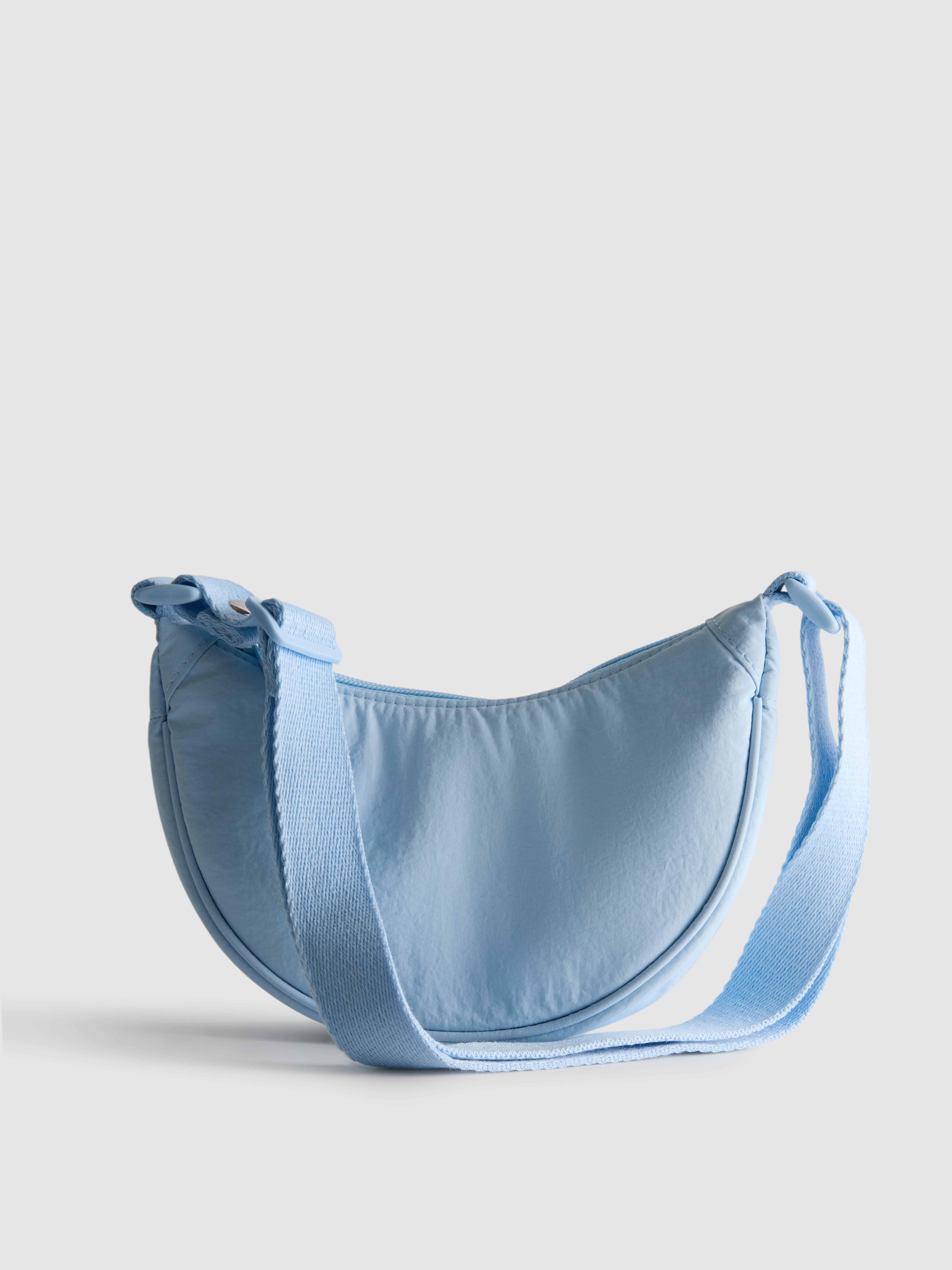Girls Blue Saddle Crossbody Bag