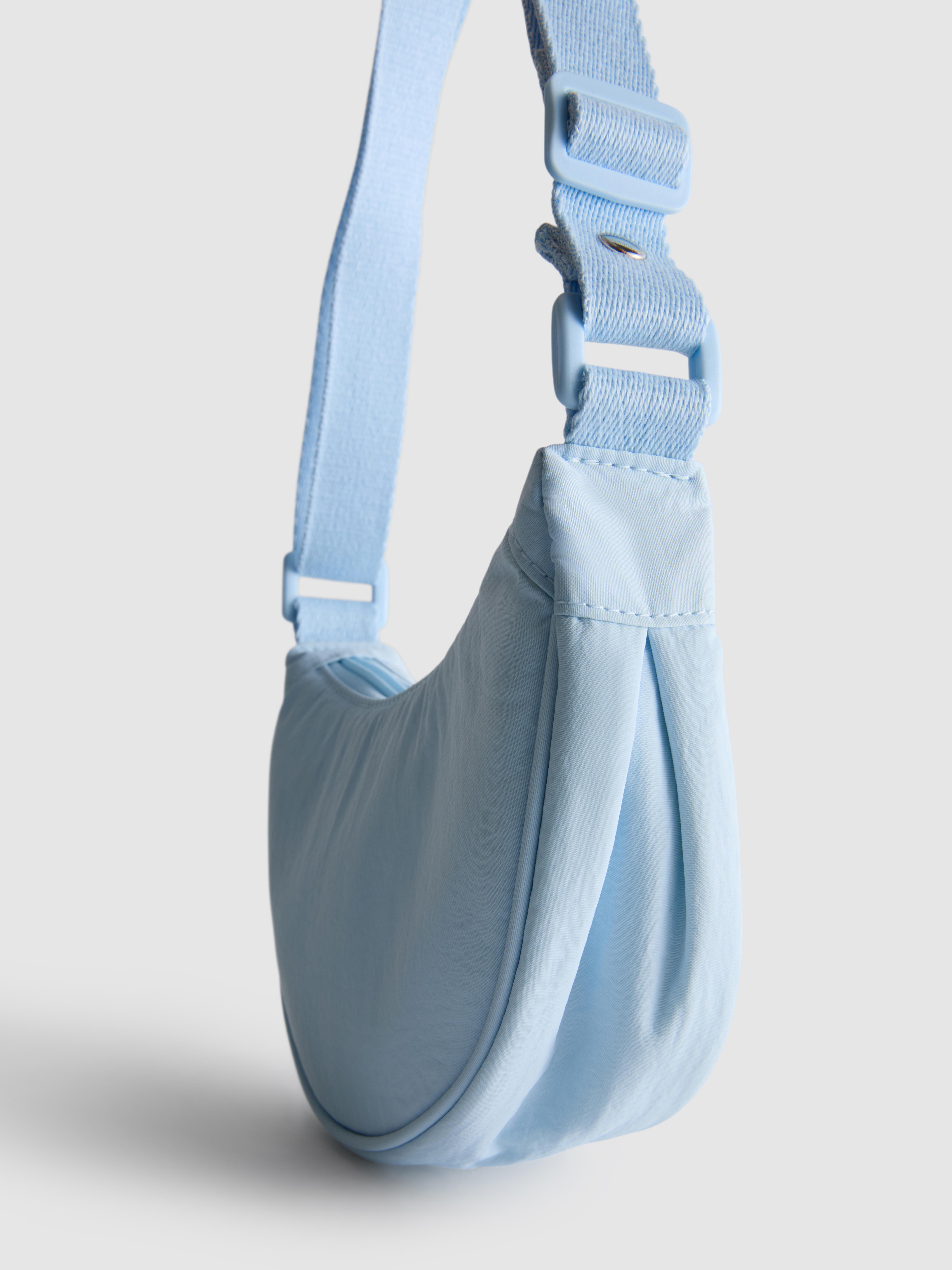 Girls Blue Saddle Crossbody Bag