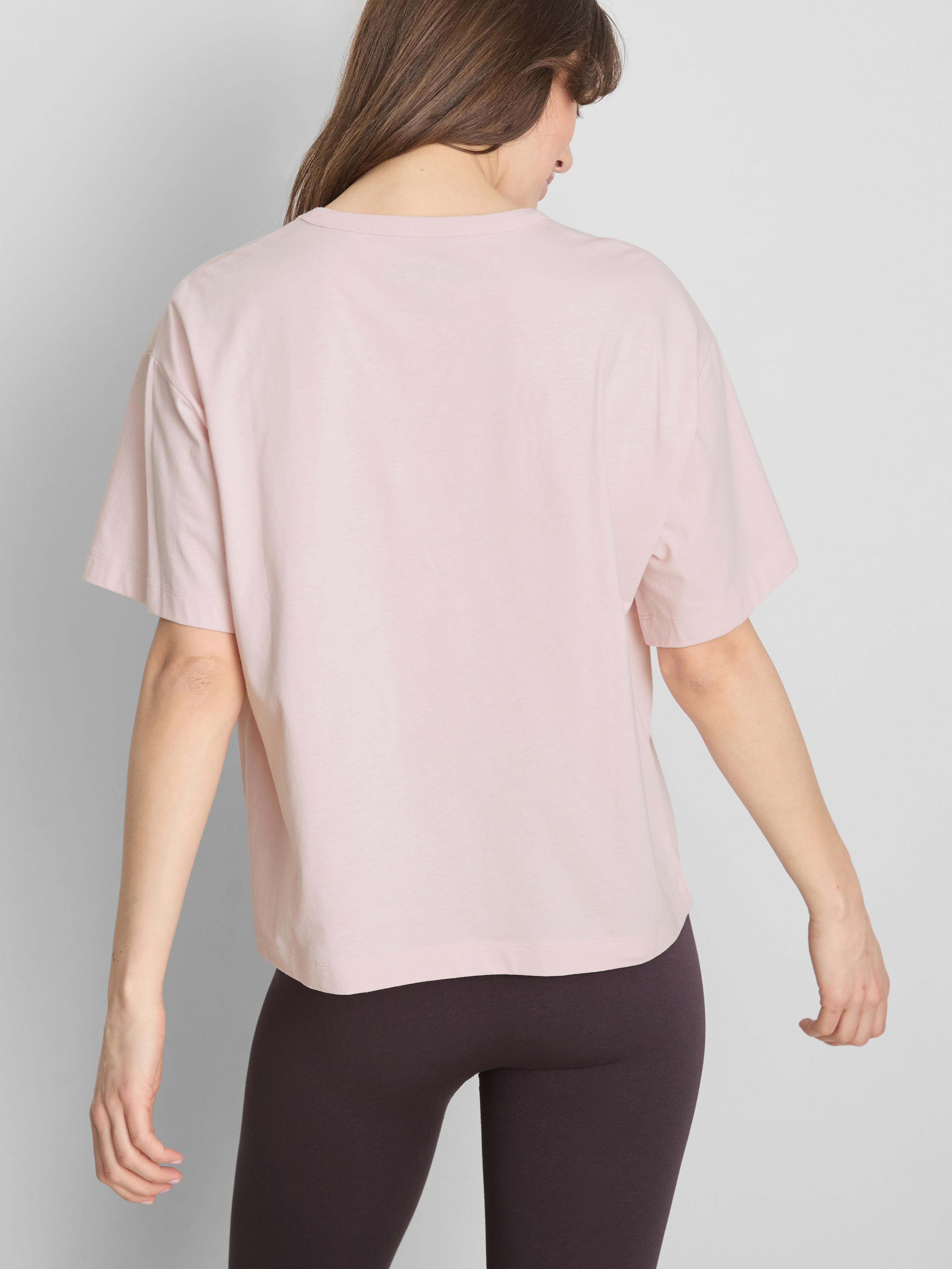 Boxy Crew Neck Cotton Tee