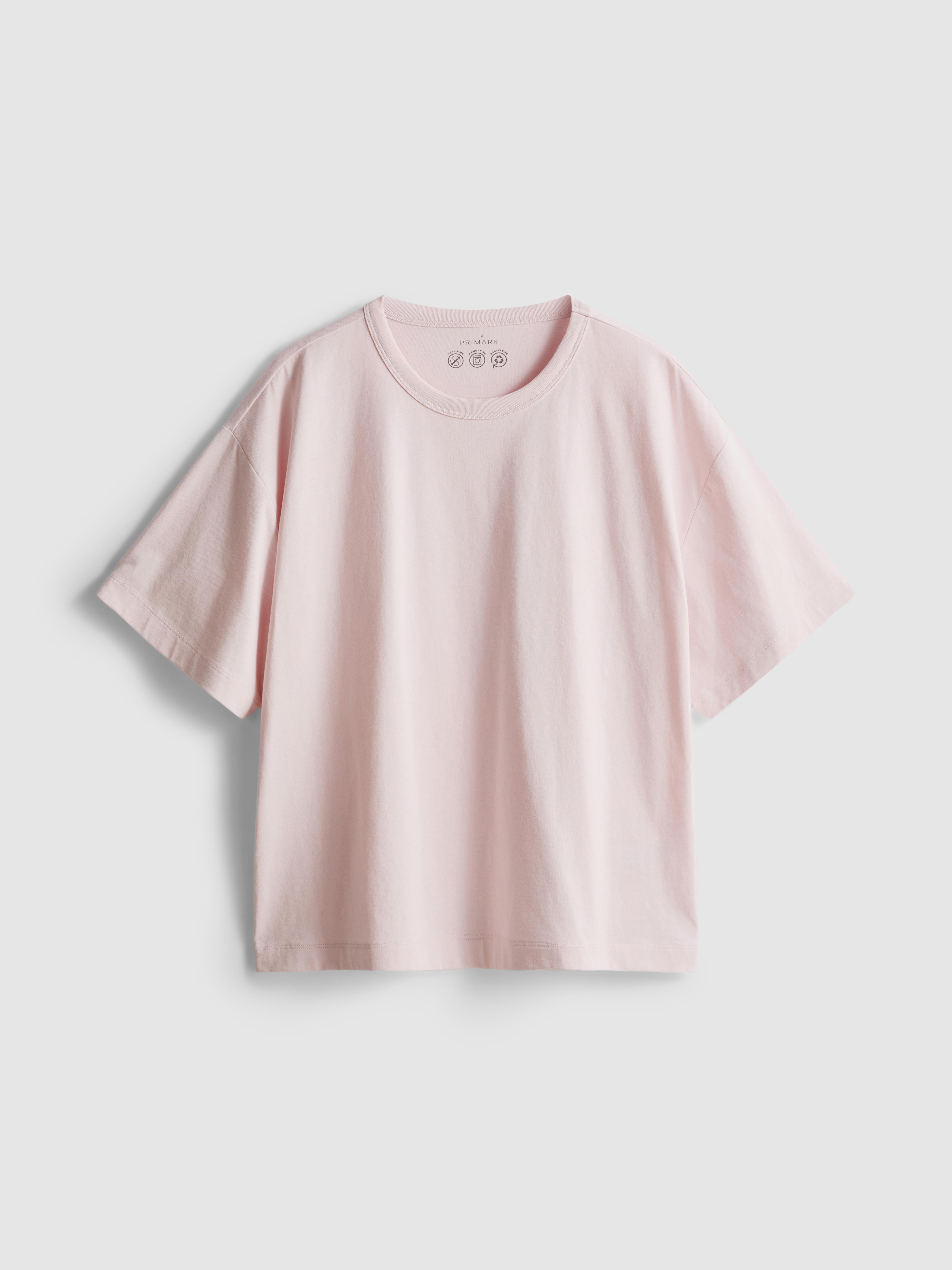 Boxy Crew Neck Cotton Tee