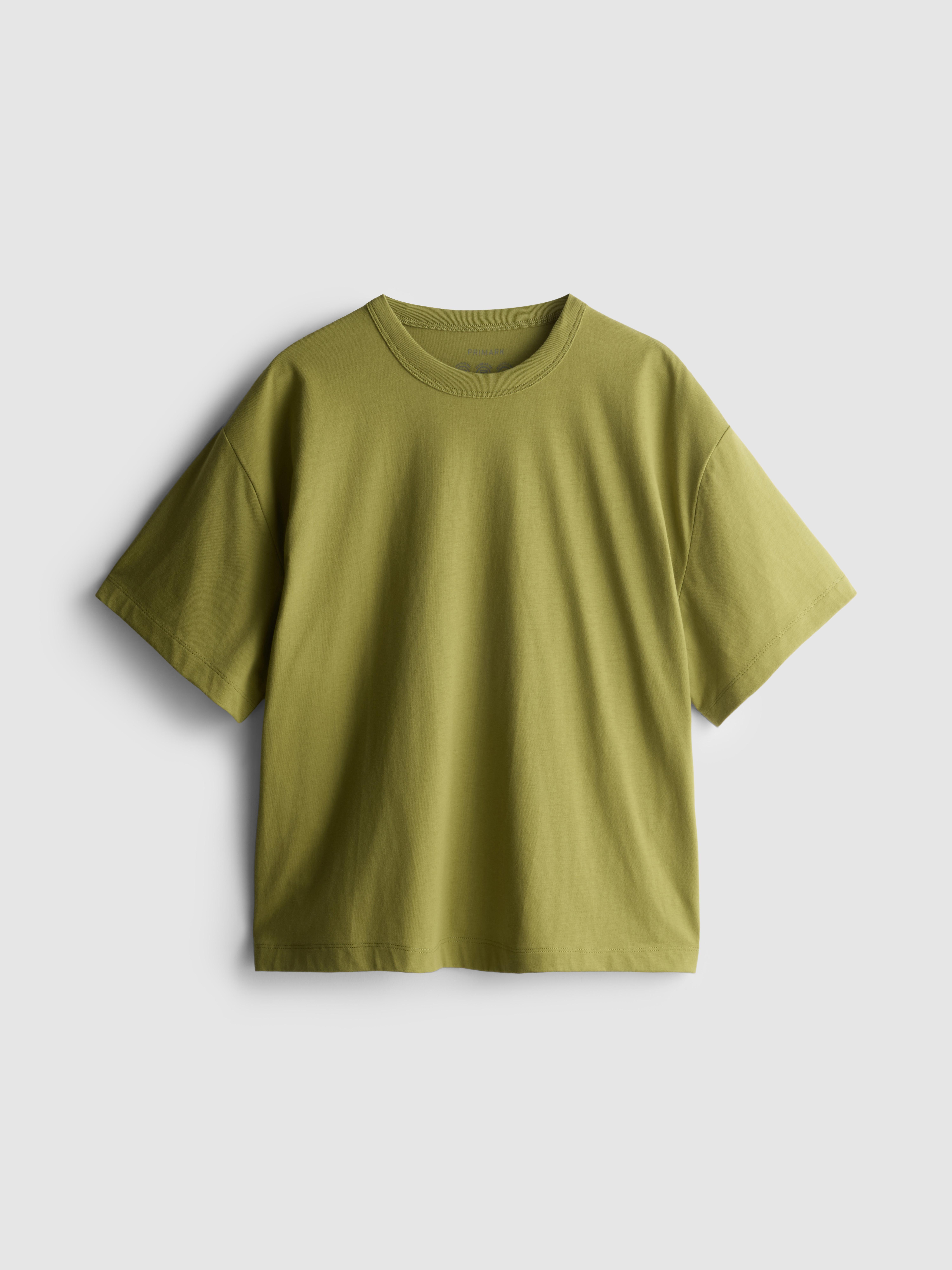 Boxy Crew Neck Cotton Tee