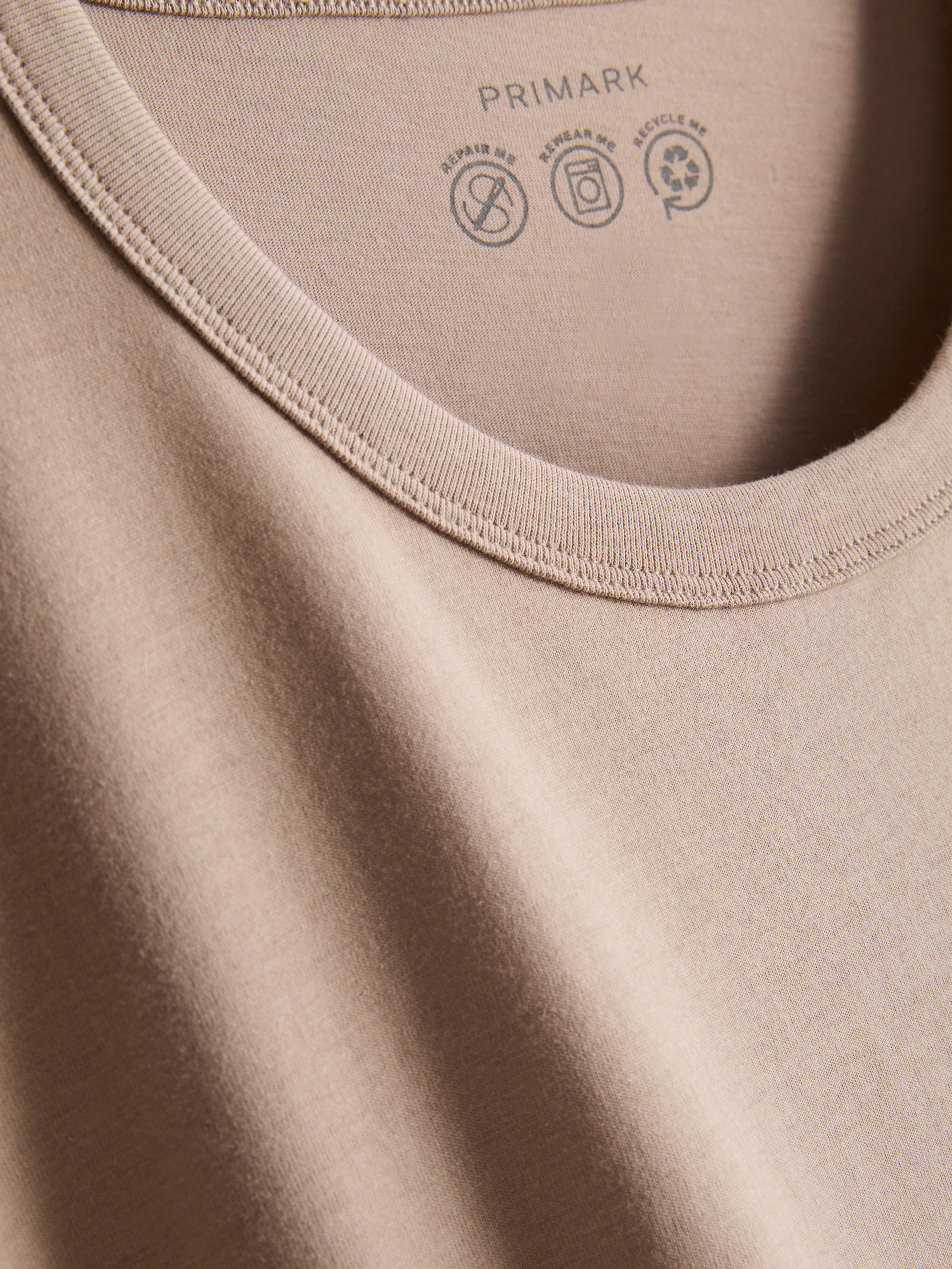 Maglia girocollo squadrata in cotone