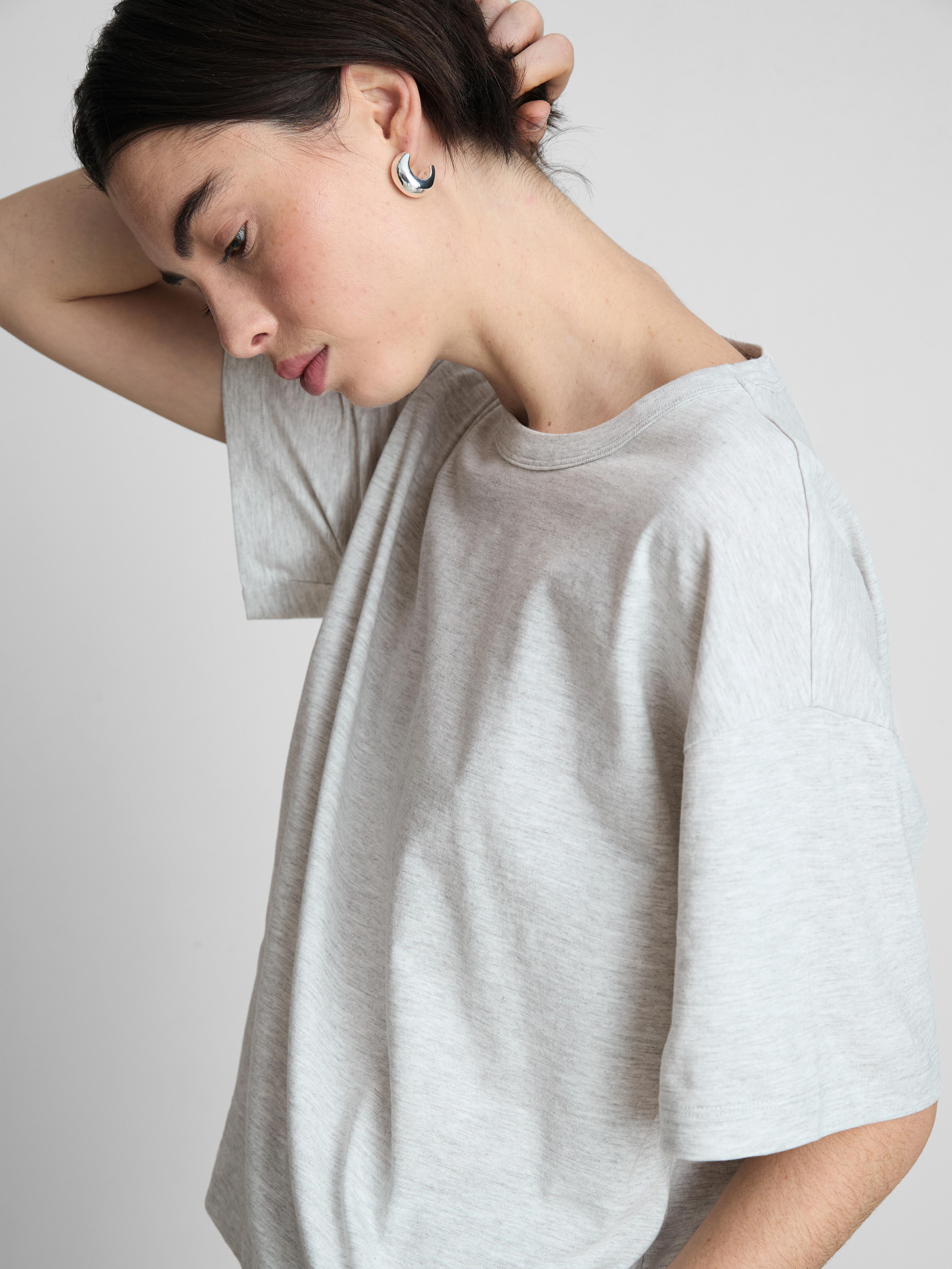 T-shirt Basique Primark Fille – Gris Tacheté – 4-5 Ans – Manches Longues – Très Bon état