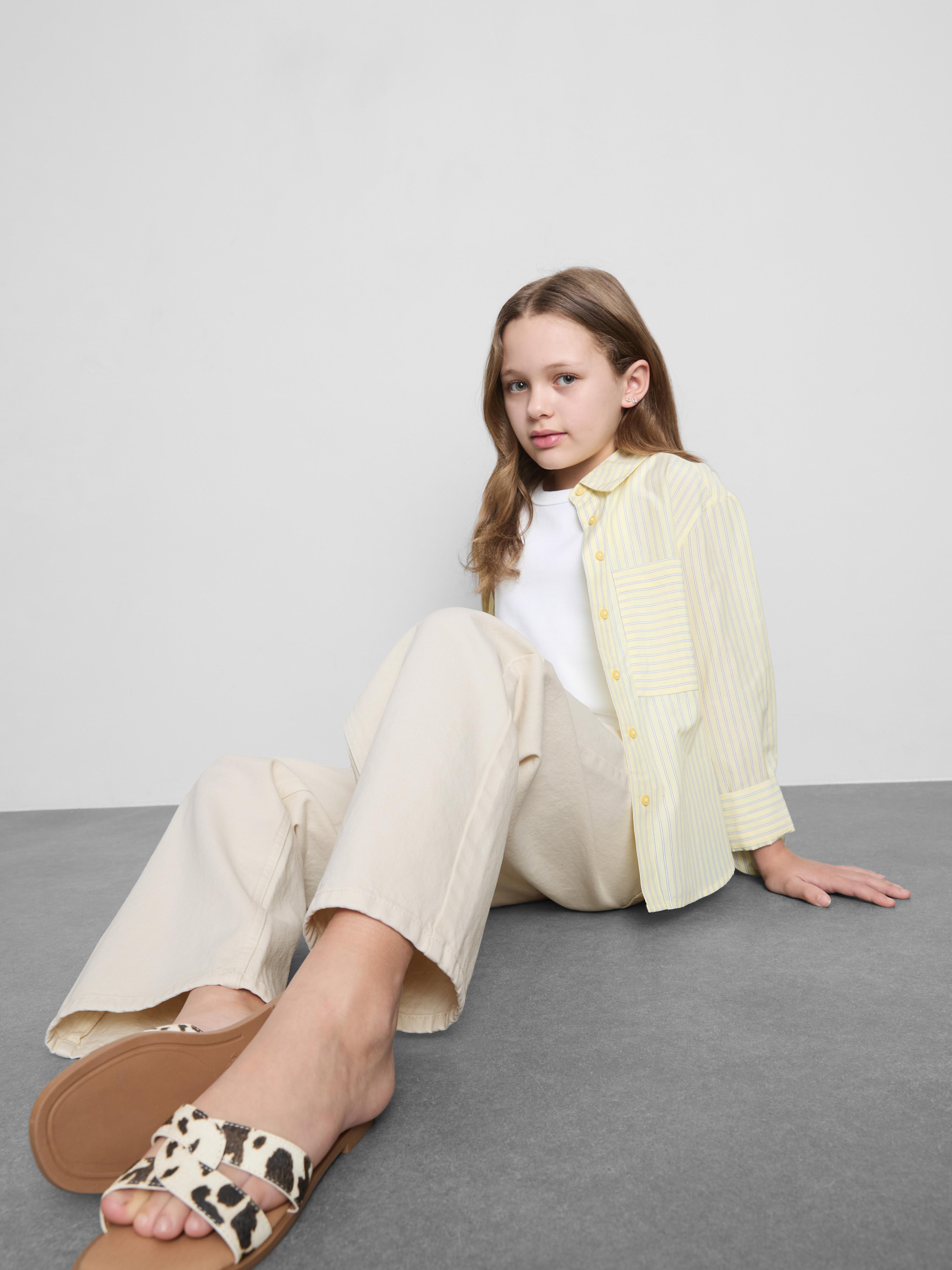 7-15yrs | Wide Leg Jeans