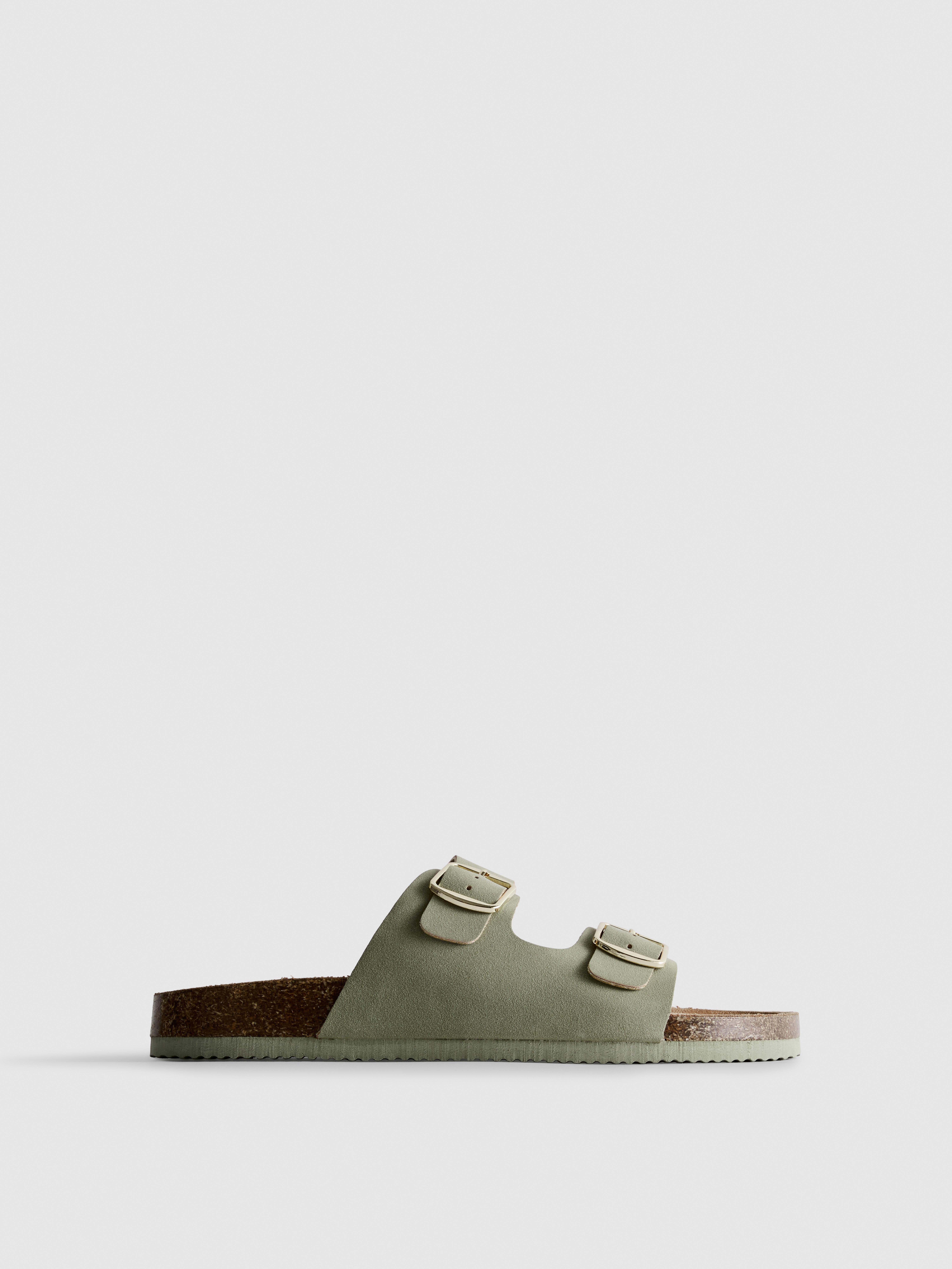 Sandalen met twee gespen