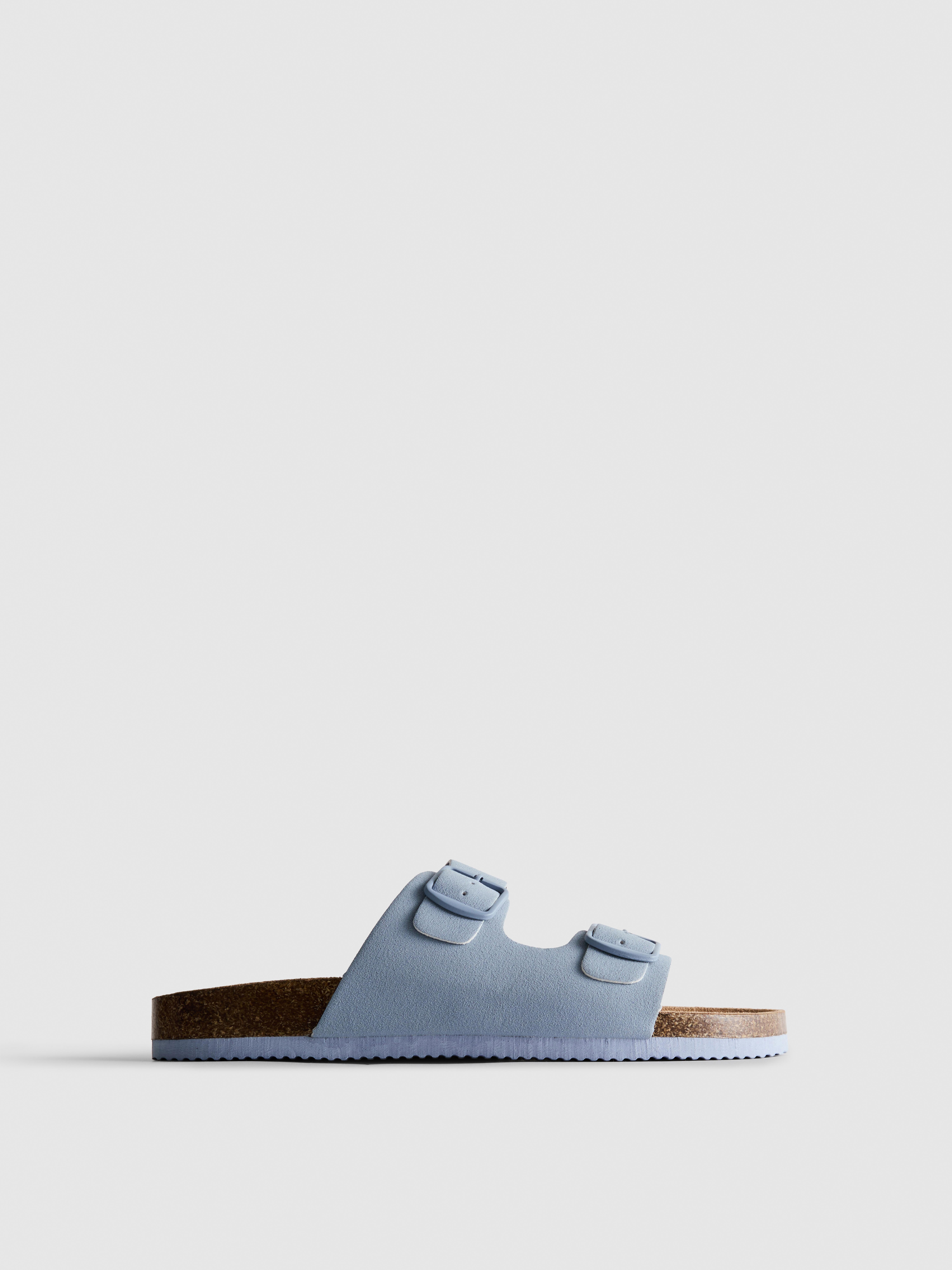 Sandalen met twee gespen