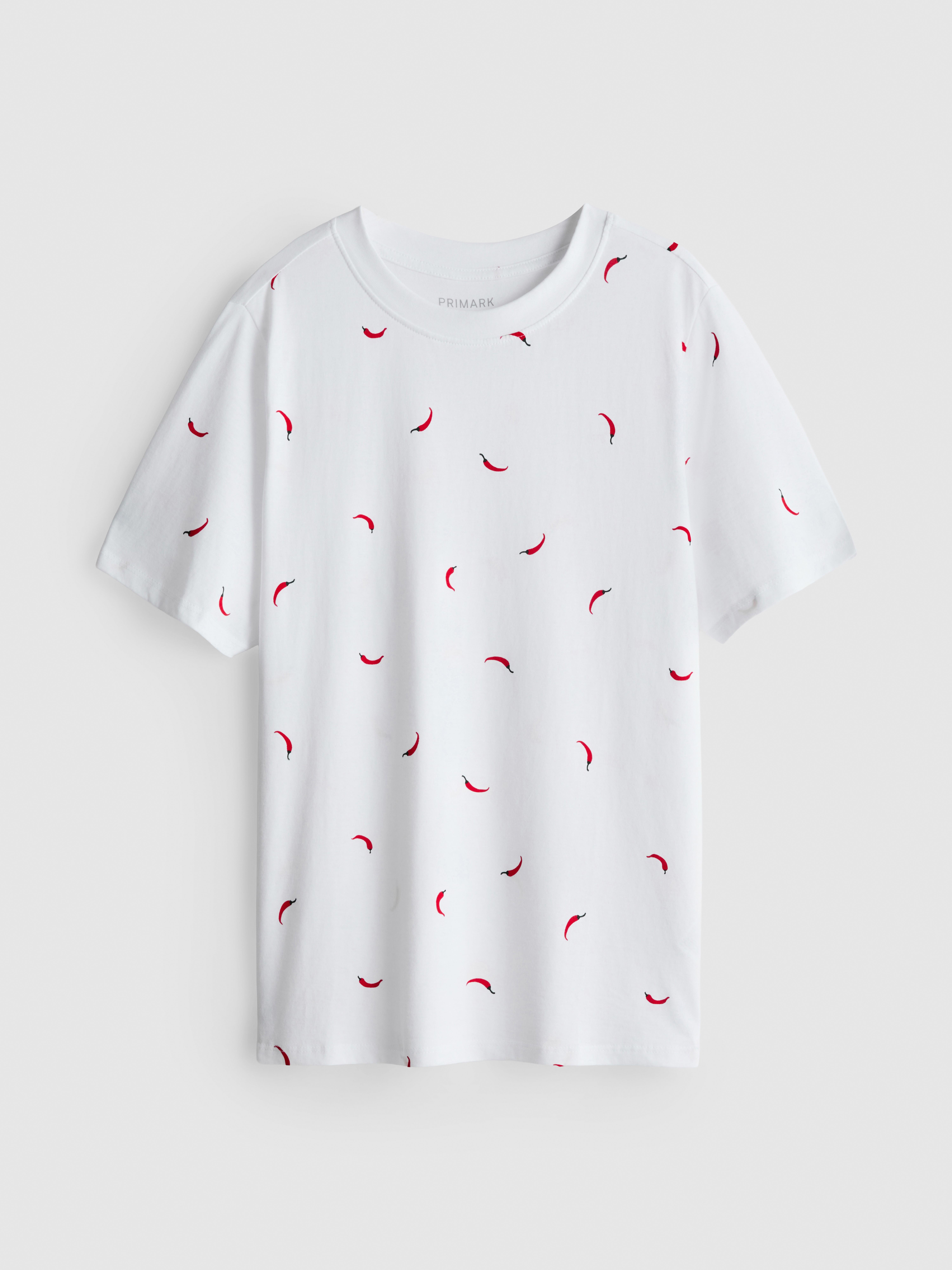 Kurzes T-Shirt aus reiner Baumwolle mit Grafik