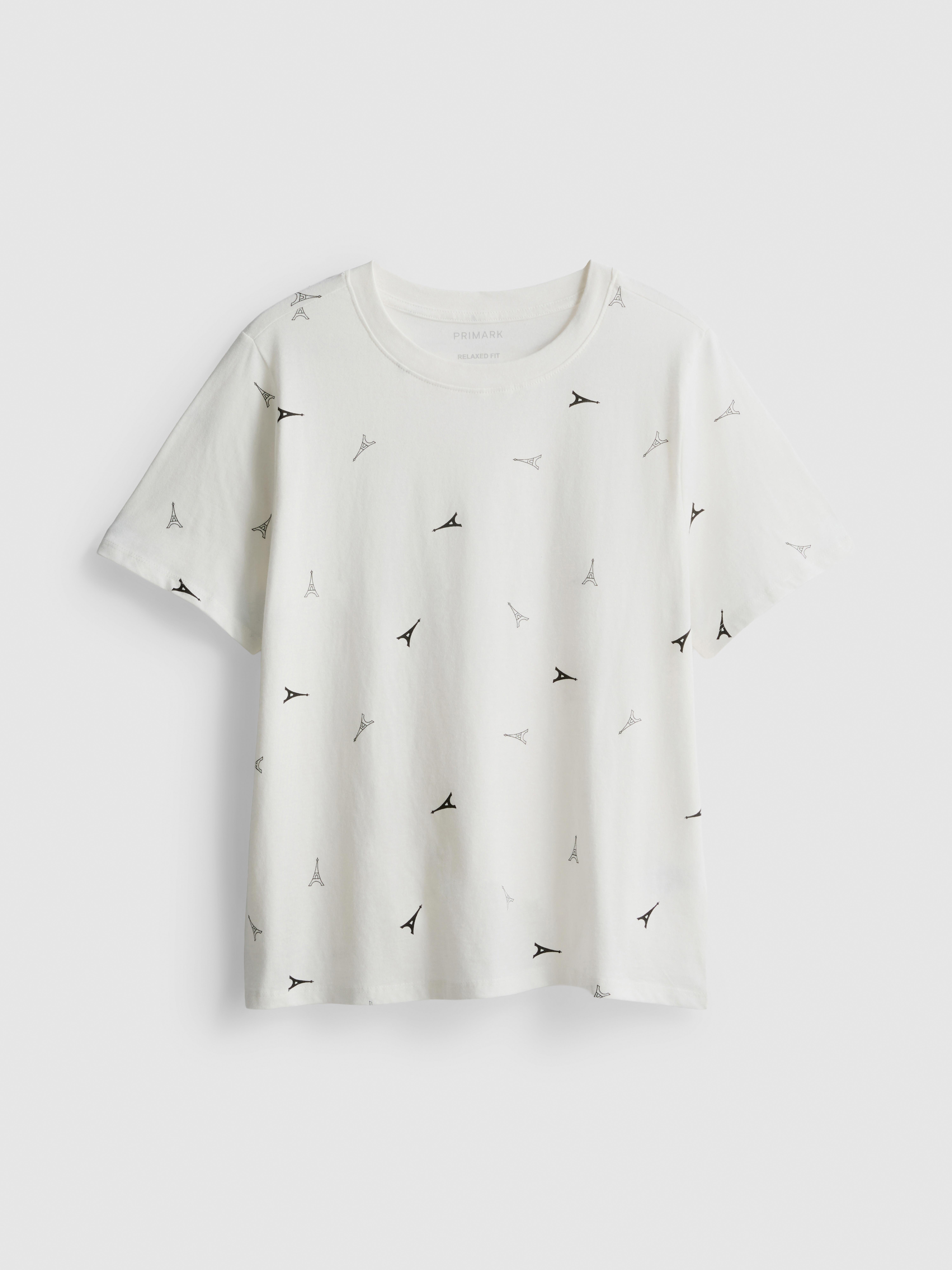 Pure Cotton  Cropped Graphic T-Shirt