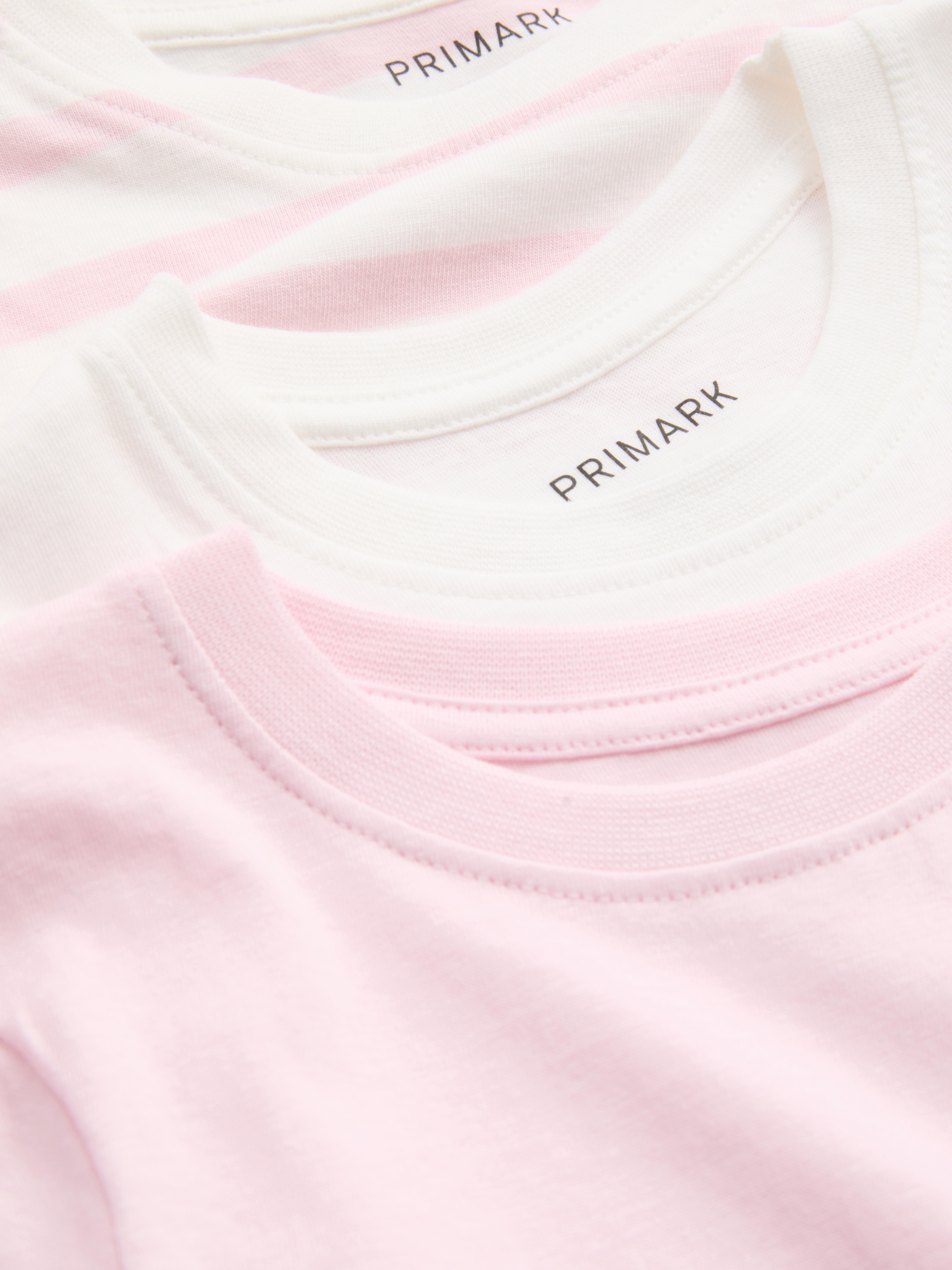 T-shirt Fille Primark Rose – Coton – Taille 2-3 Ans – Très Bon état