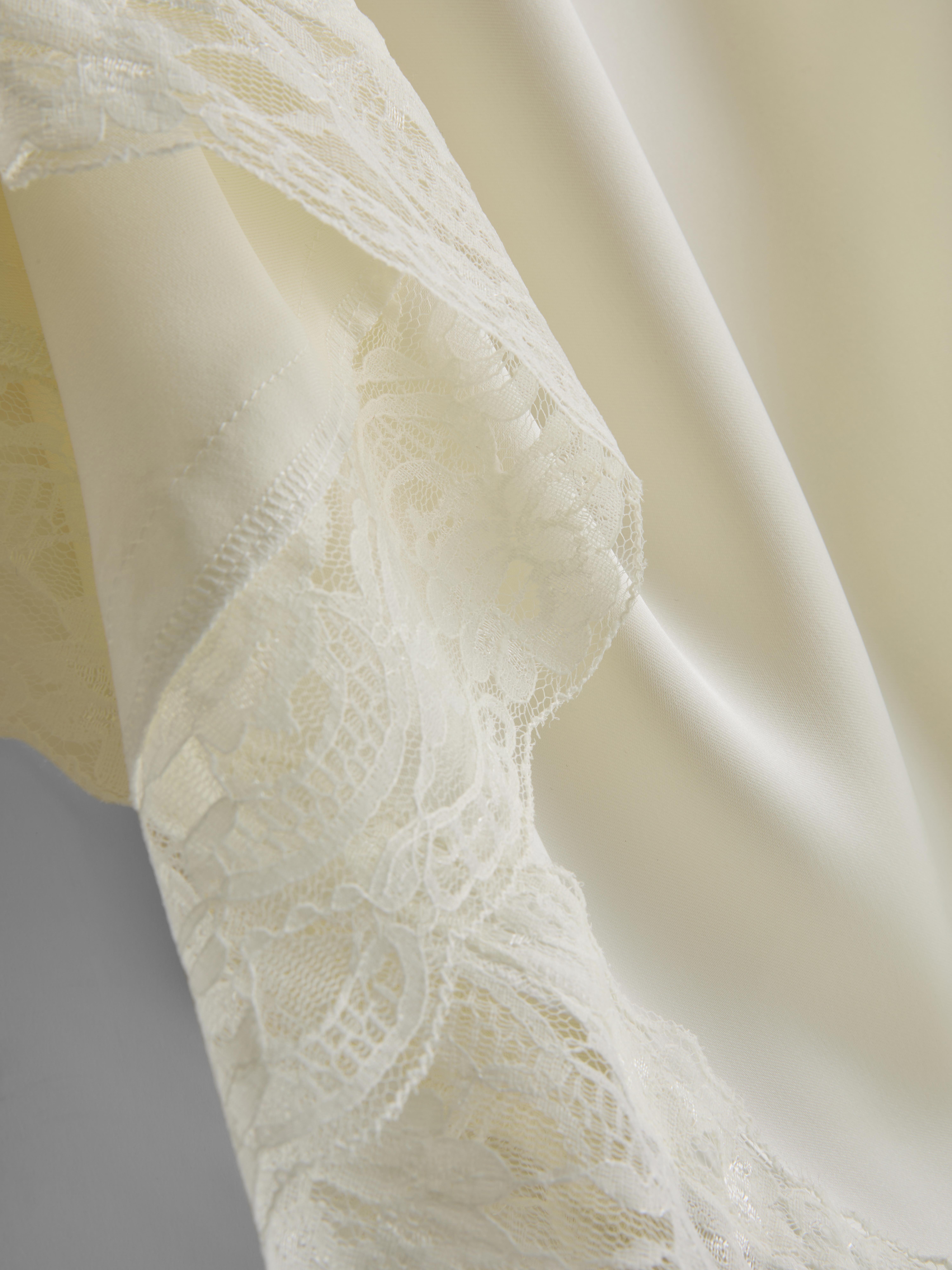 Asymmetric Satin Lace Cami