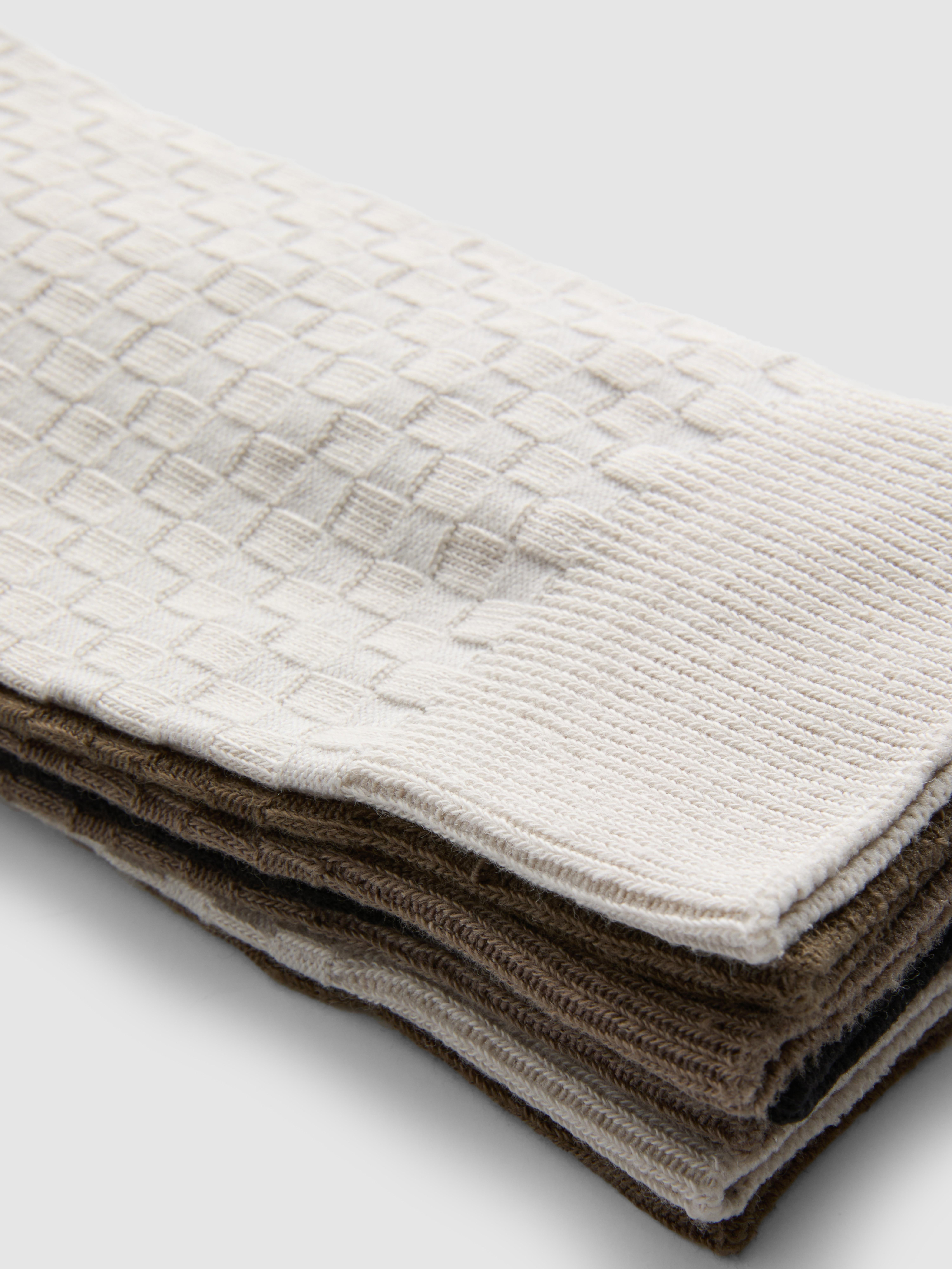 Lot de 7 paires de chaussettes texturées