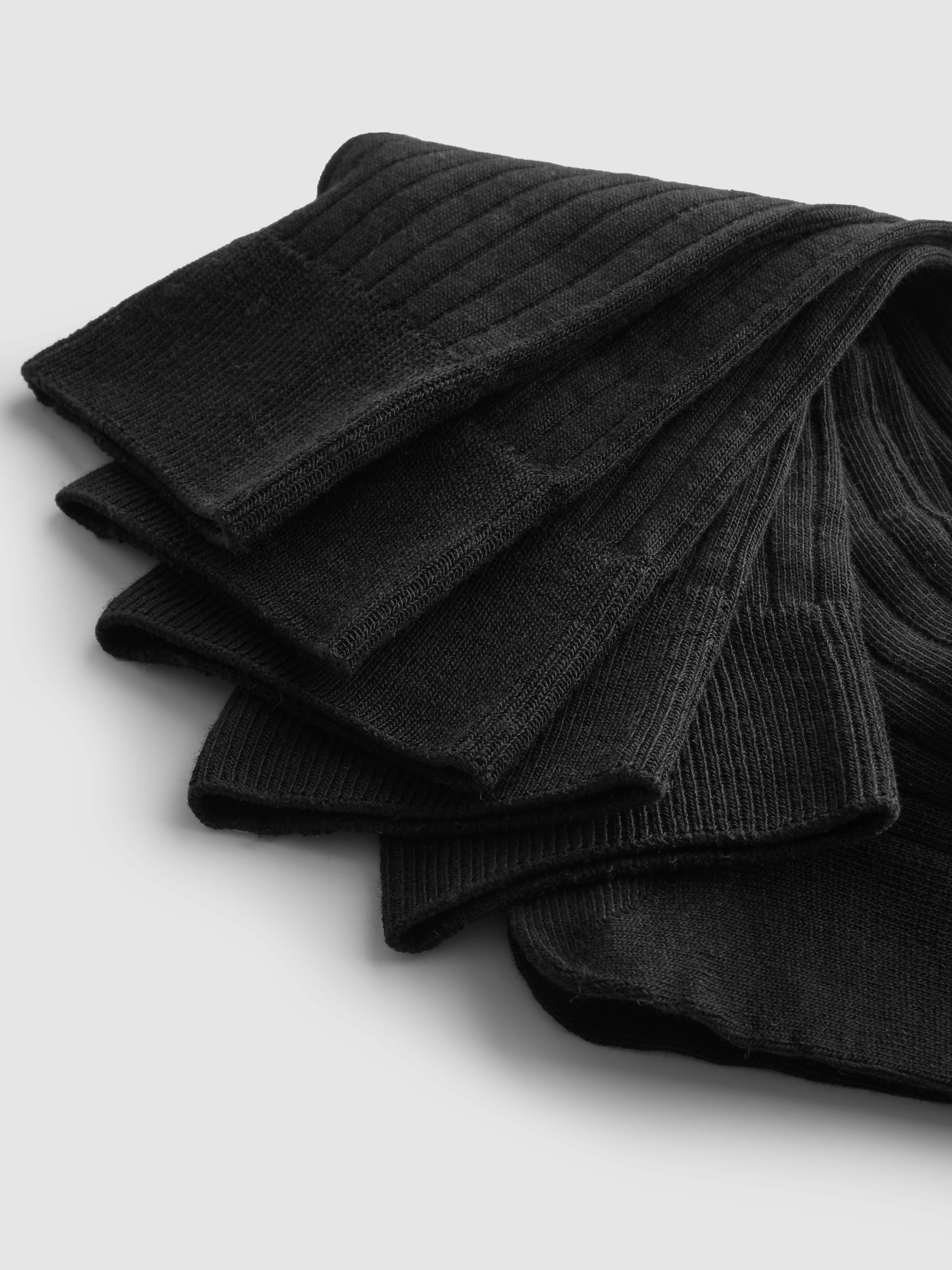 Lot de 5 paires de chaussettes côtelées en modal mélangé