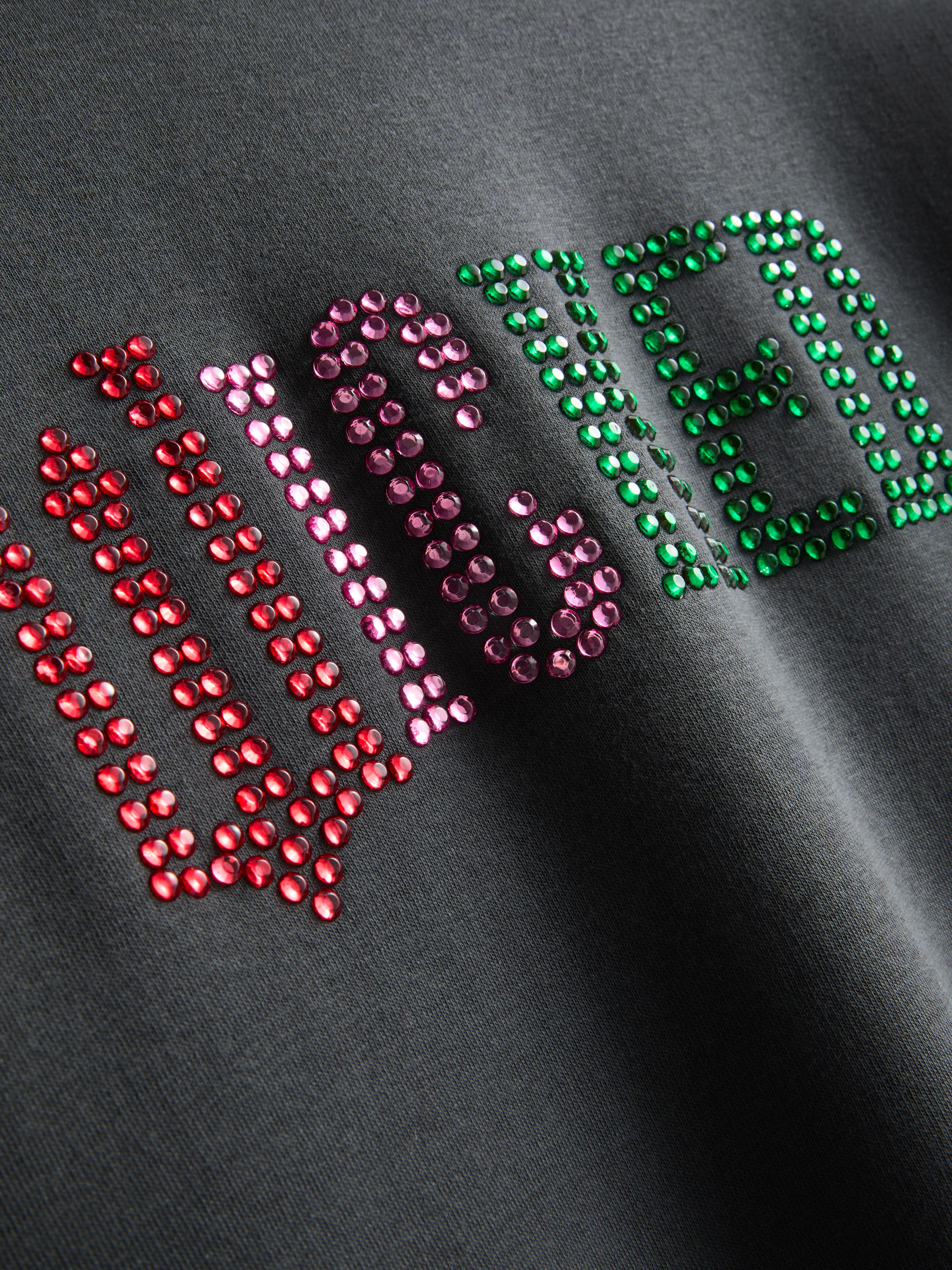 Bluză sport din amestec de bumbac cu ștrasuri Vrăjitoarele