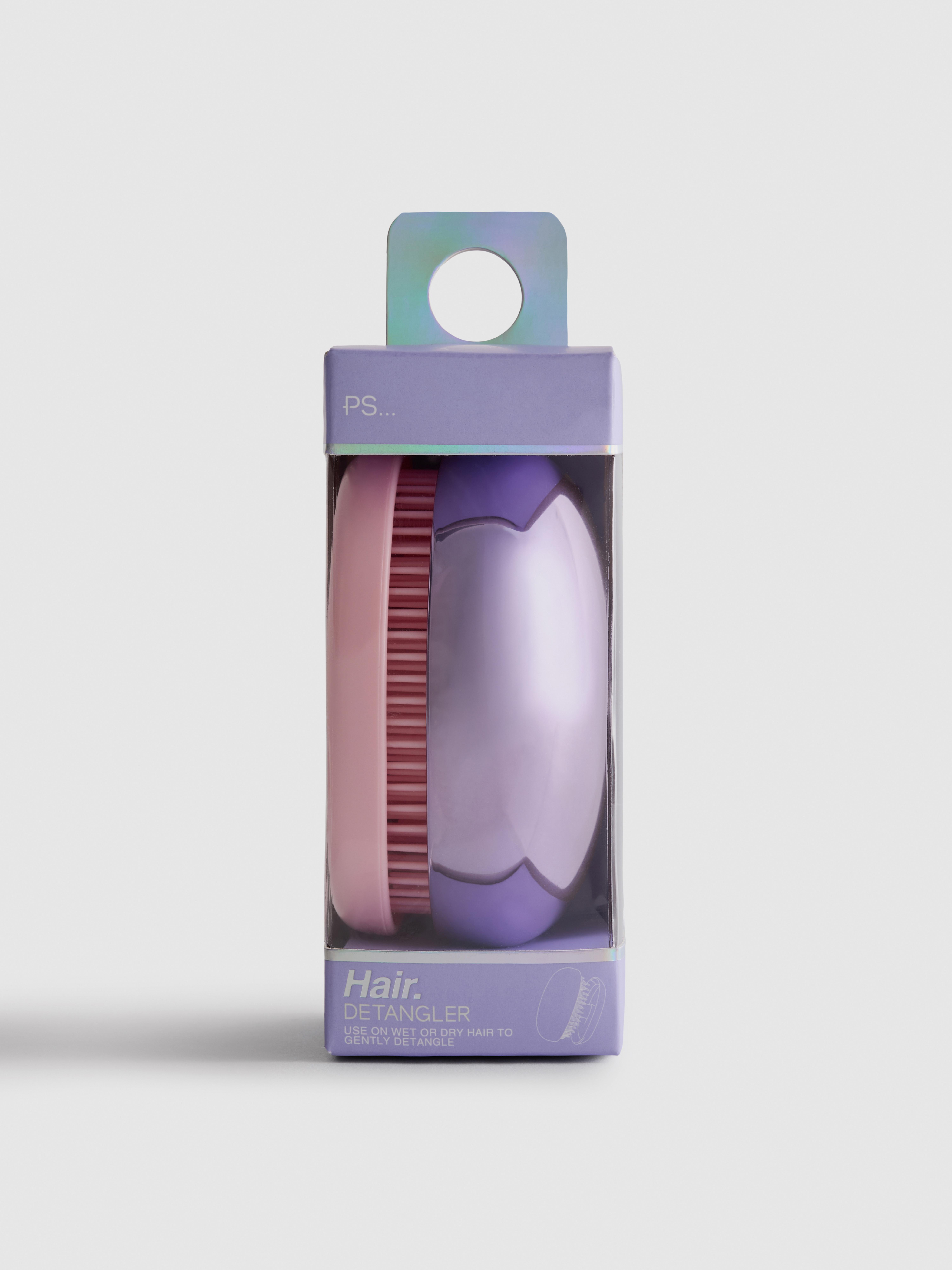PS... Metallic Detangler Hair Brush