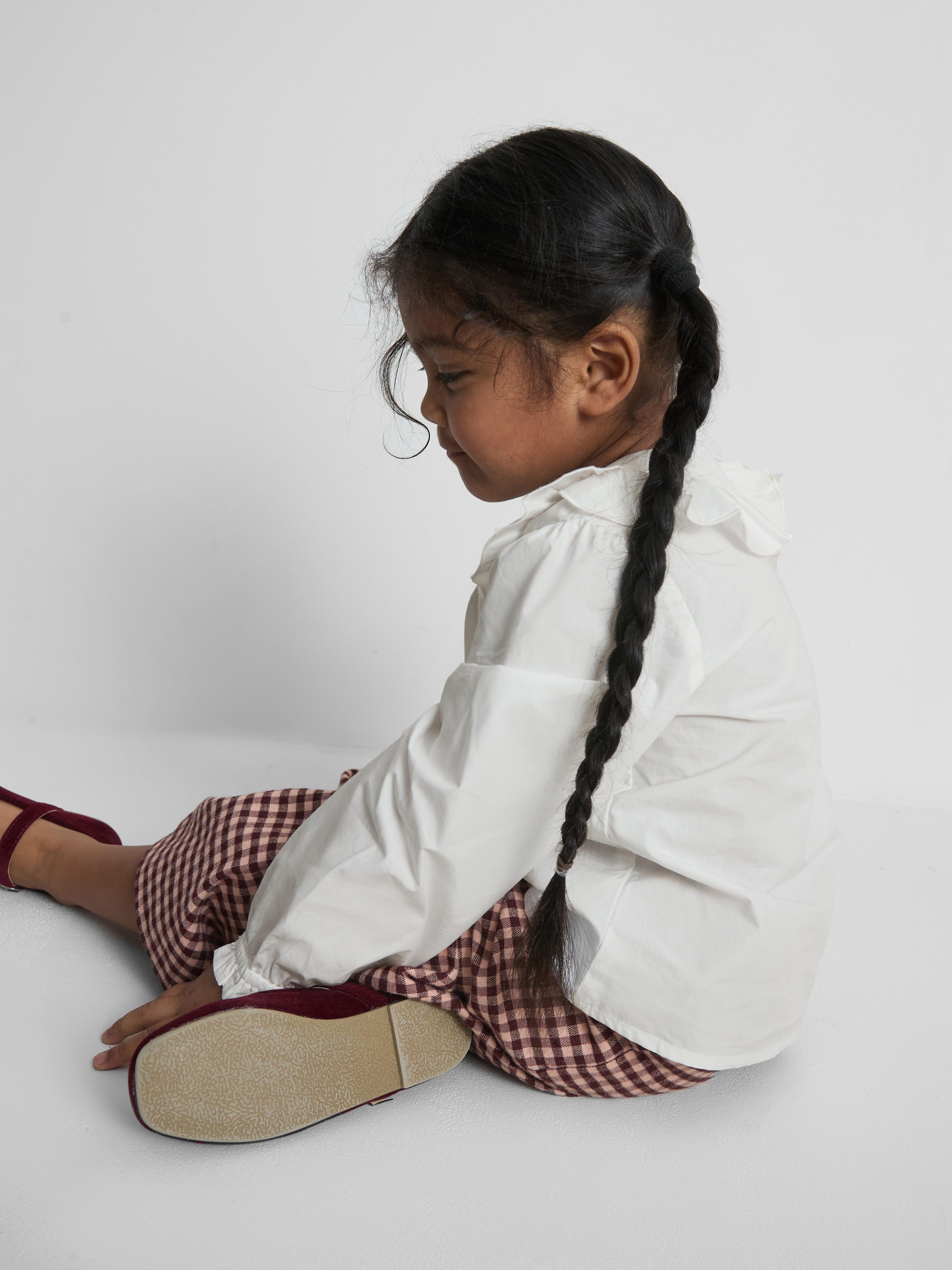 Girls White 1.5-8yrs | Peter Pan Collared Blouse