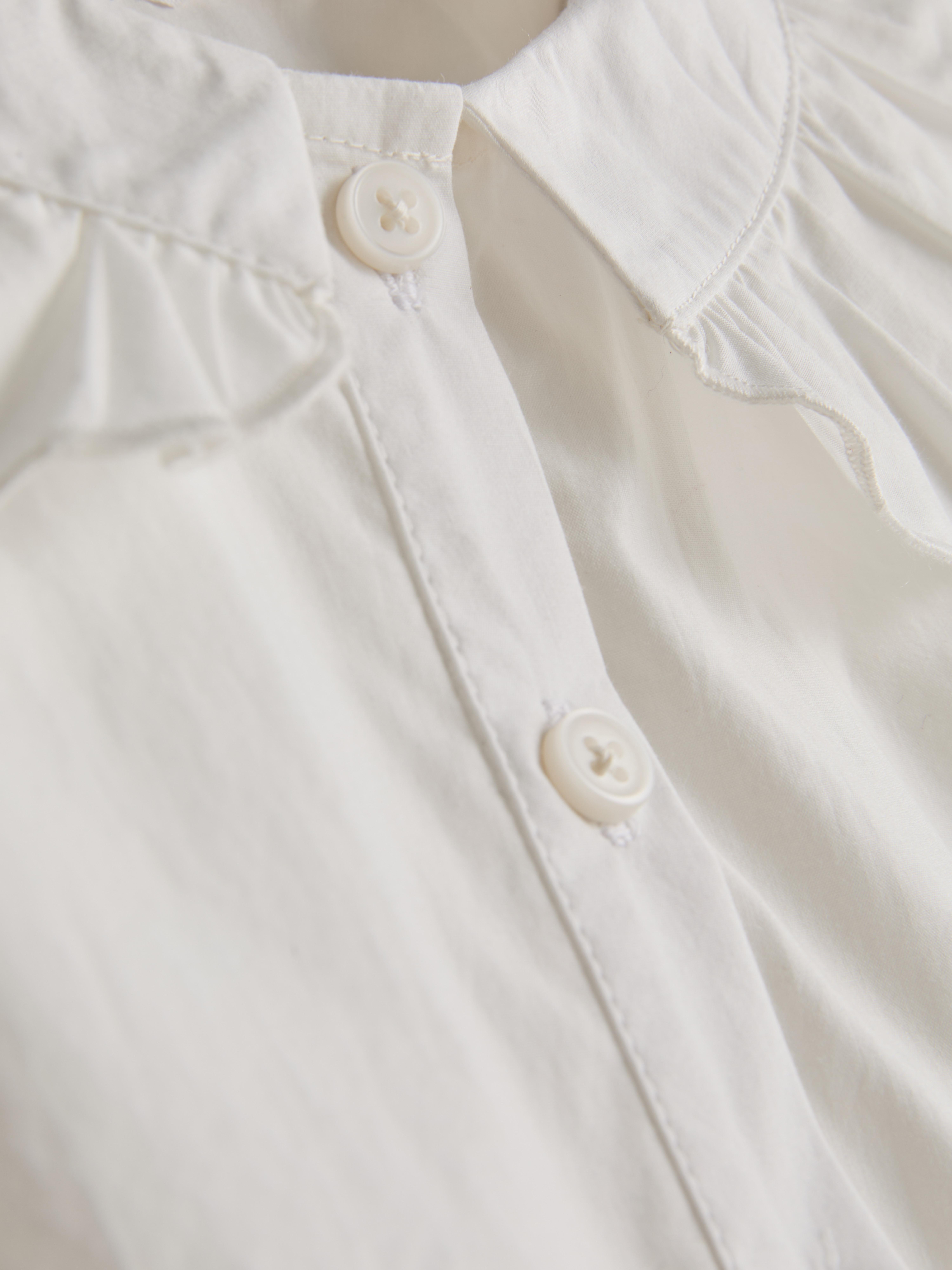Girls White 1.5-8yrs | Peter Pan Collared Blouse