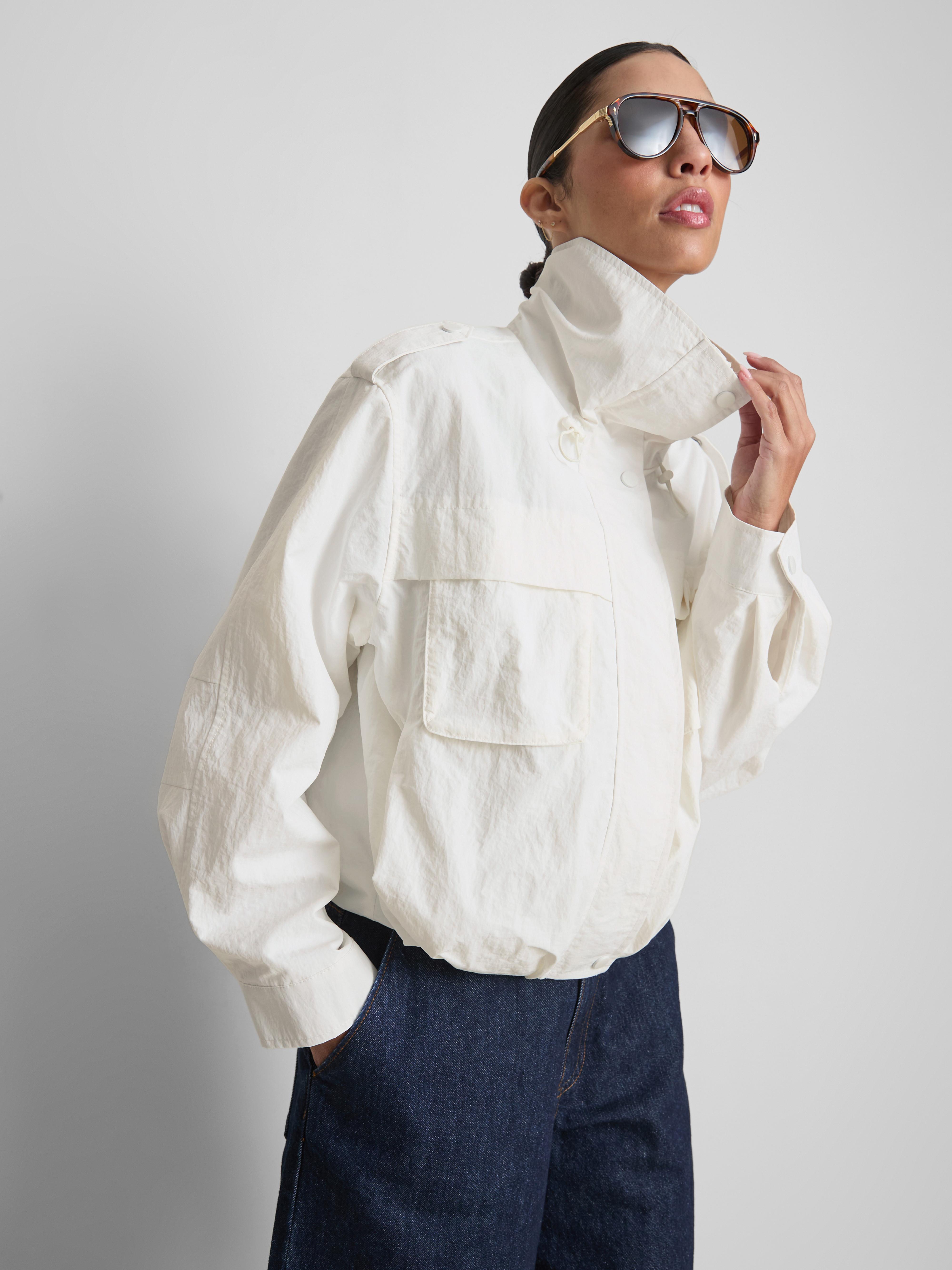 Veste de pluie à poche plaquée Coleen