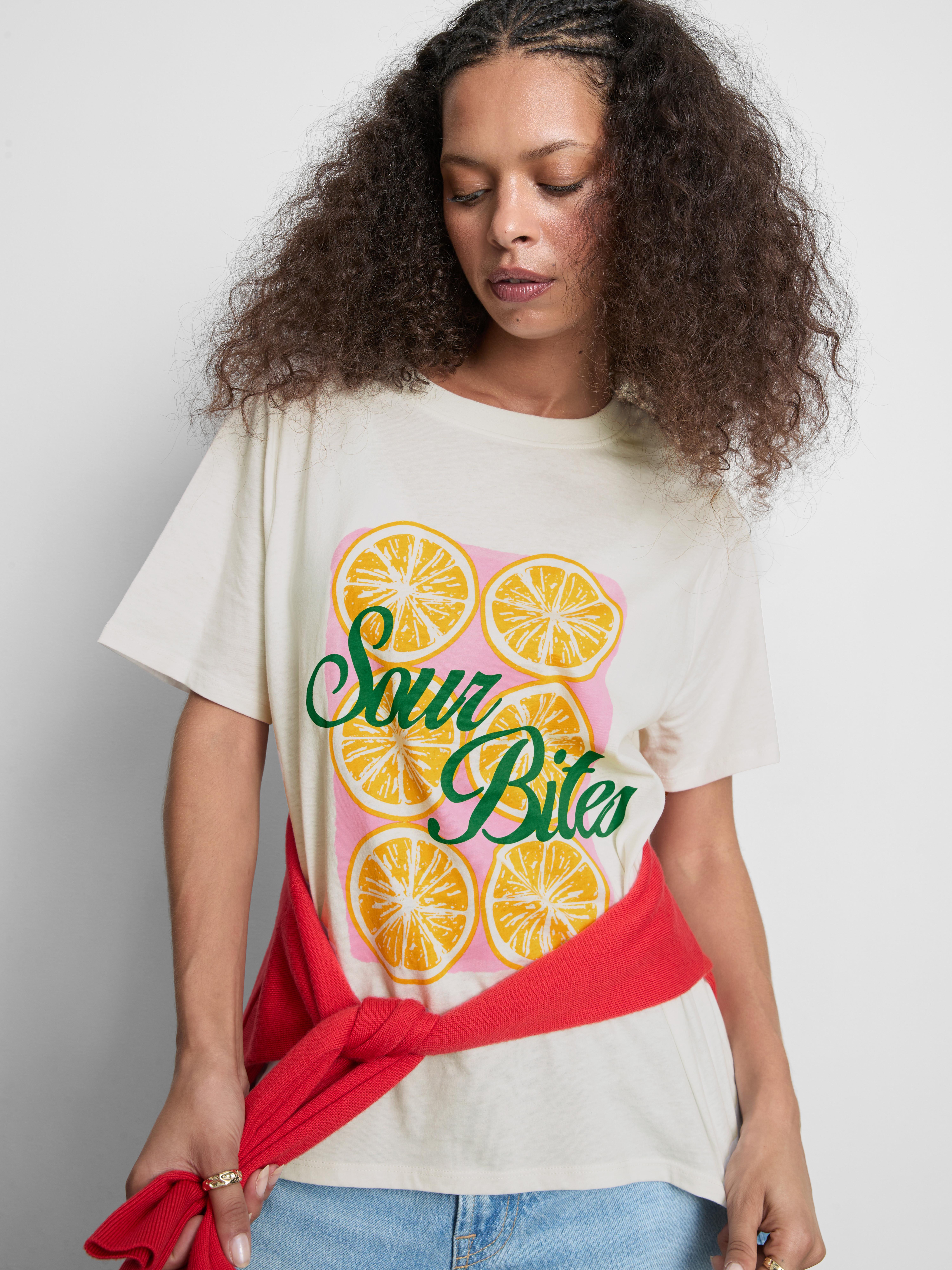 Camiseta gráfica de algodón puro