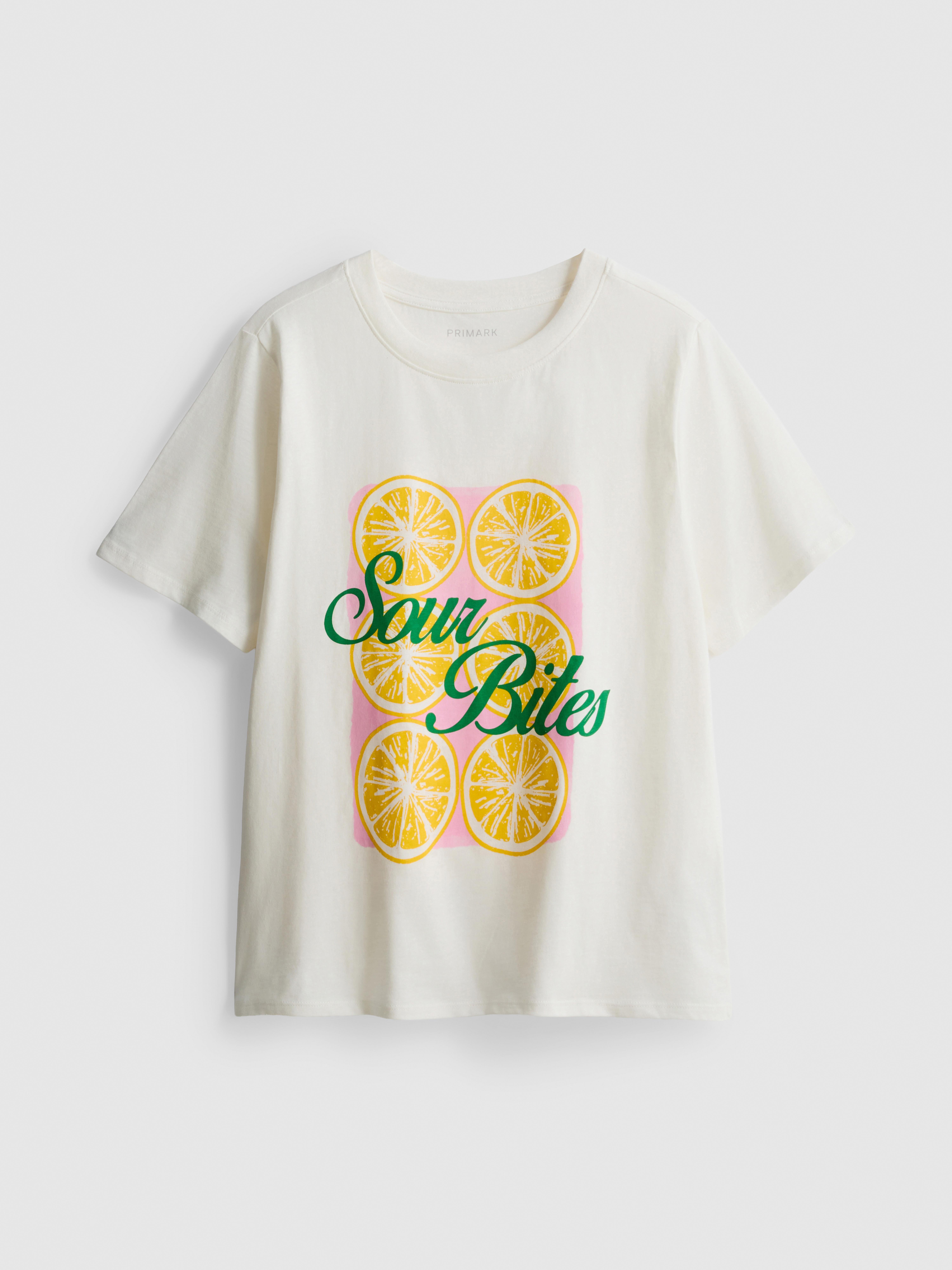 Camiseta gráfica de algodón puro