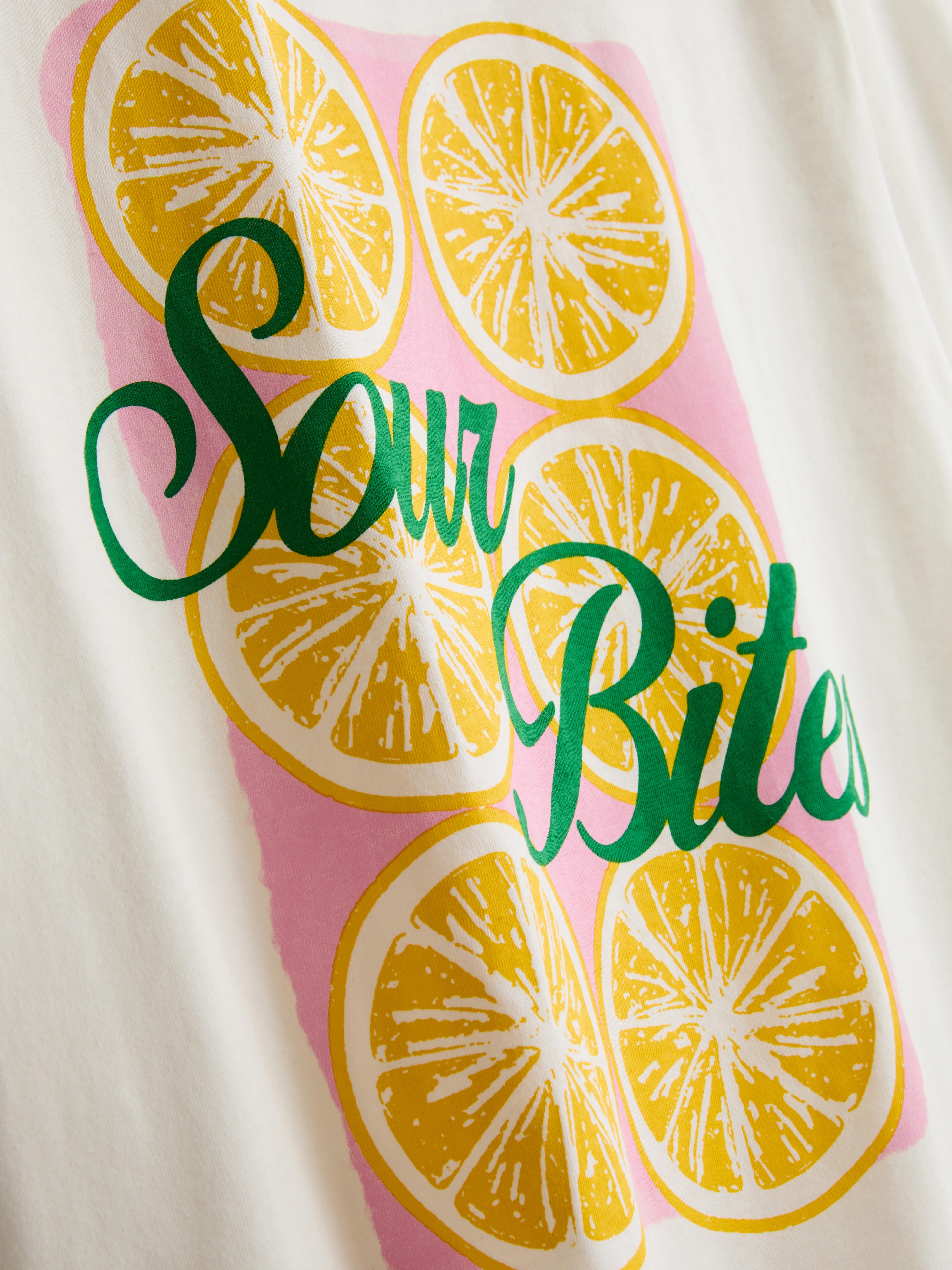 Camiseta gráfica de algodón puro