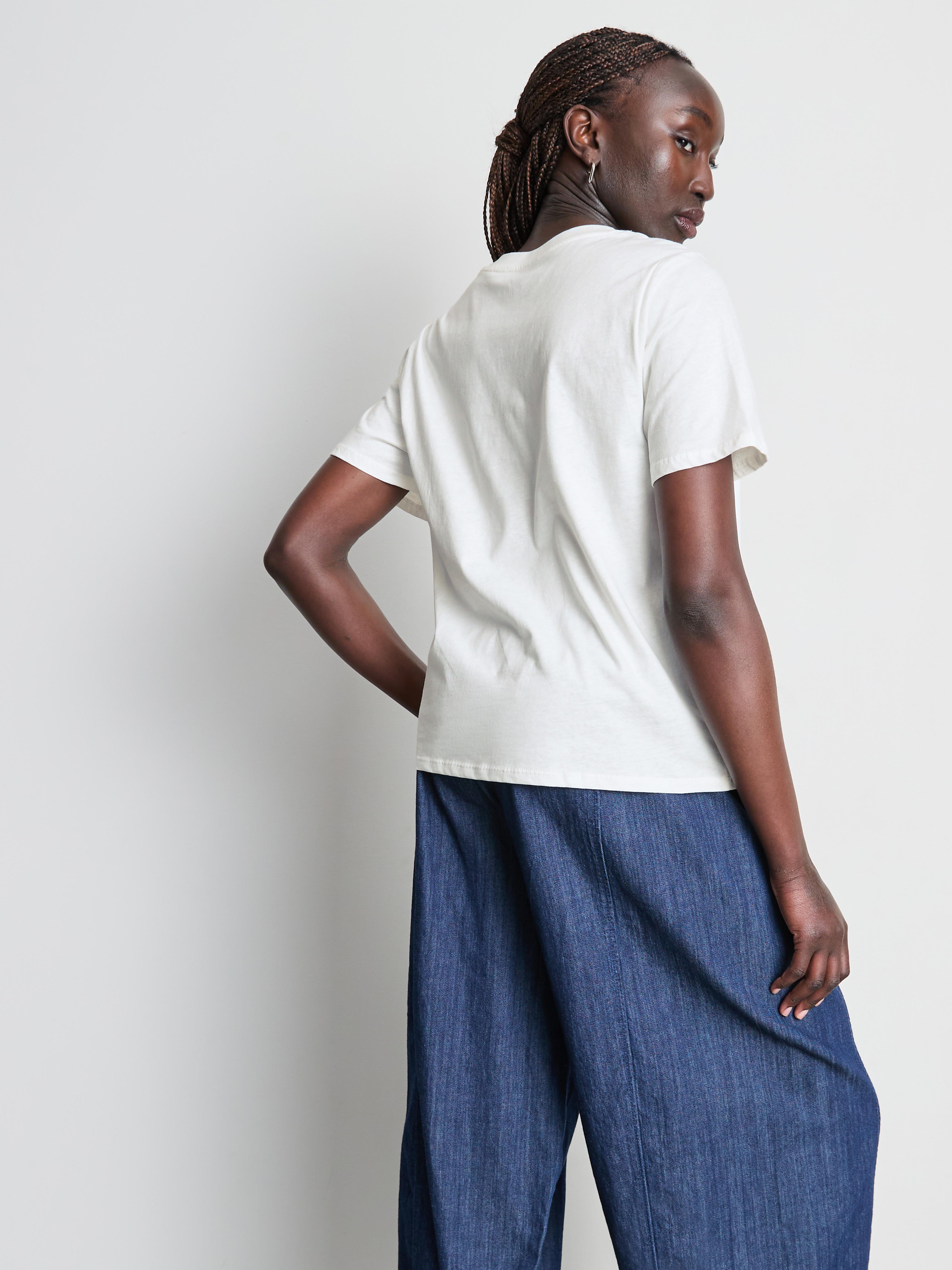 T-shirt van puur katoen met print