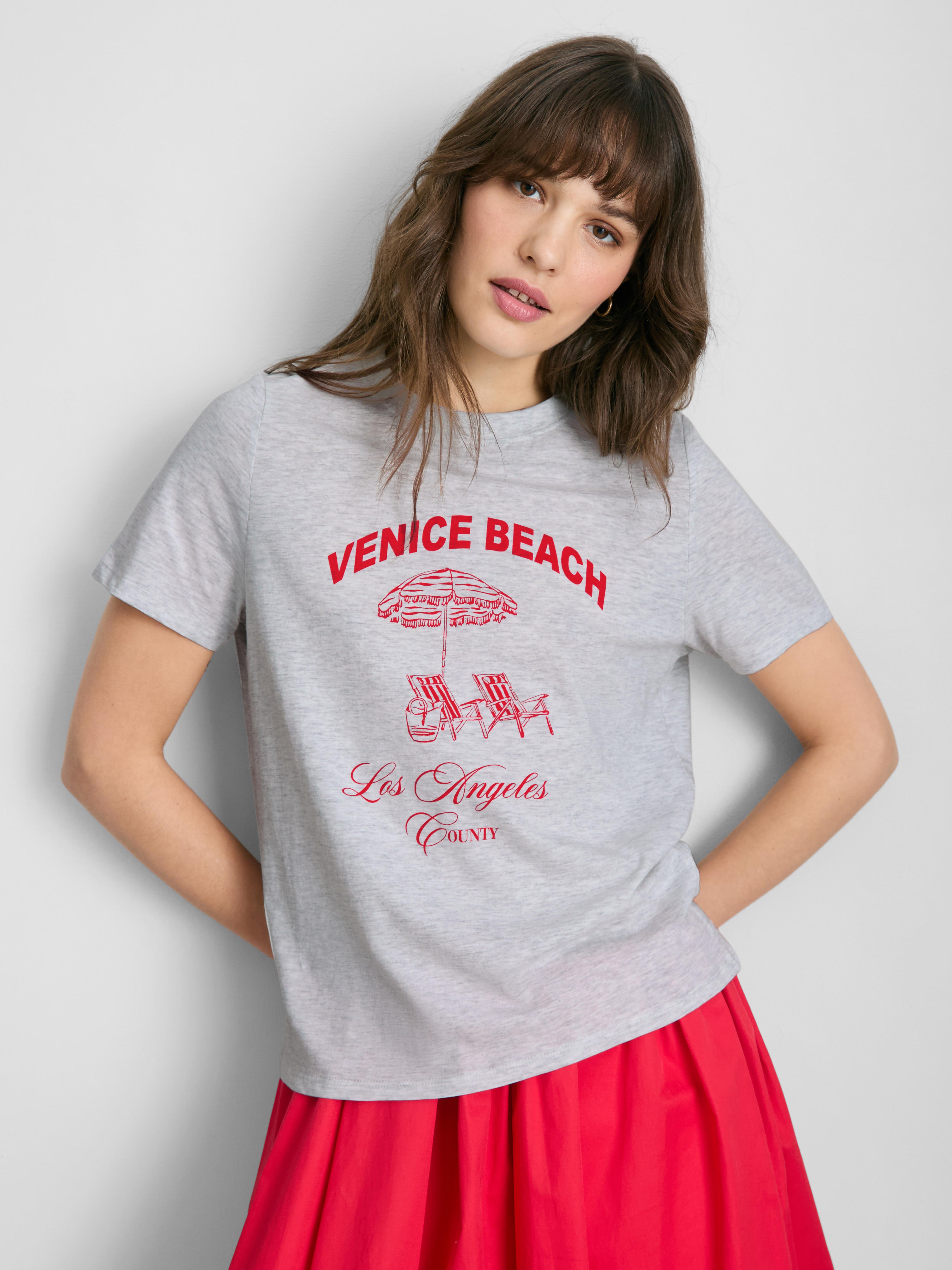 T-shirt van puur katoen met print