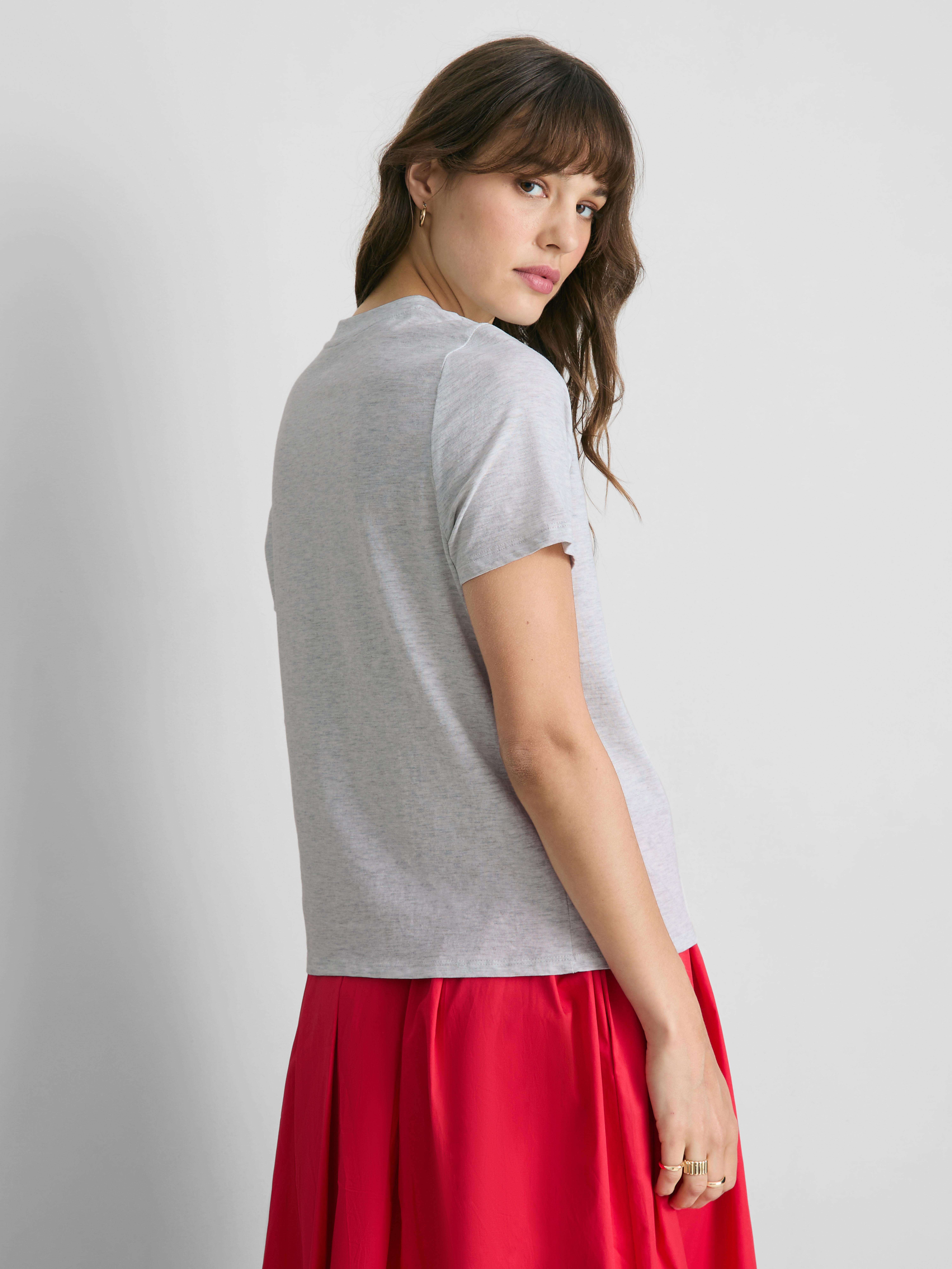 T-shirt van puur katoen met print